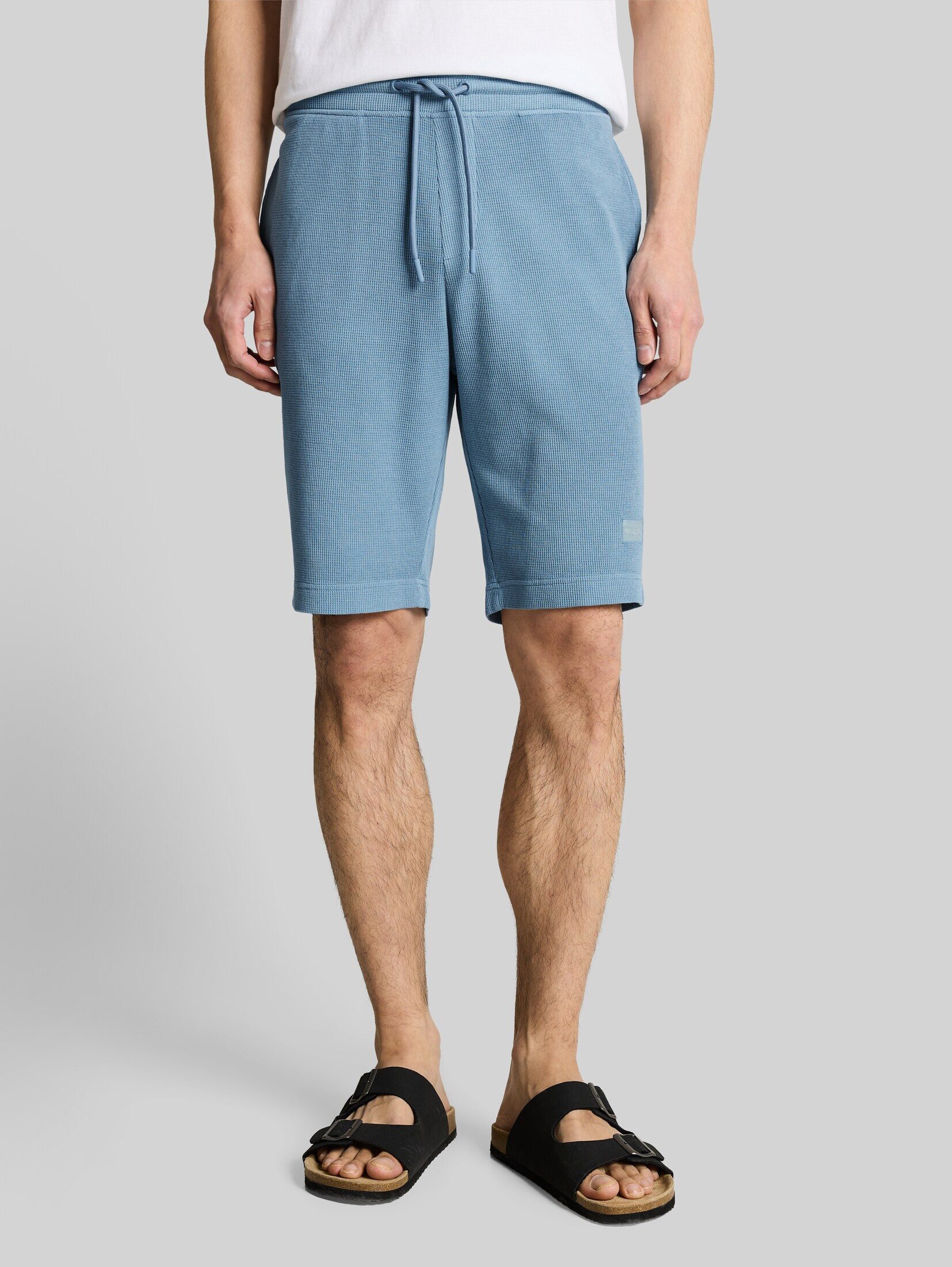 TOM TAILOR Shorts Hosen & Chino Shorts mit Waffelstruktur