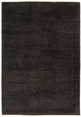 Wollteppich Gabbeh - Indus - 205 x 150 cm - dunkelbraun, morgenland, rechteckig, Höhe: 18 mm, Wohnzimmer, Handgeknüpft, Einzelstück mit Zertifikat