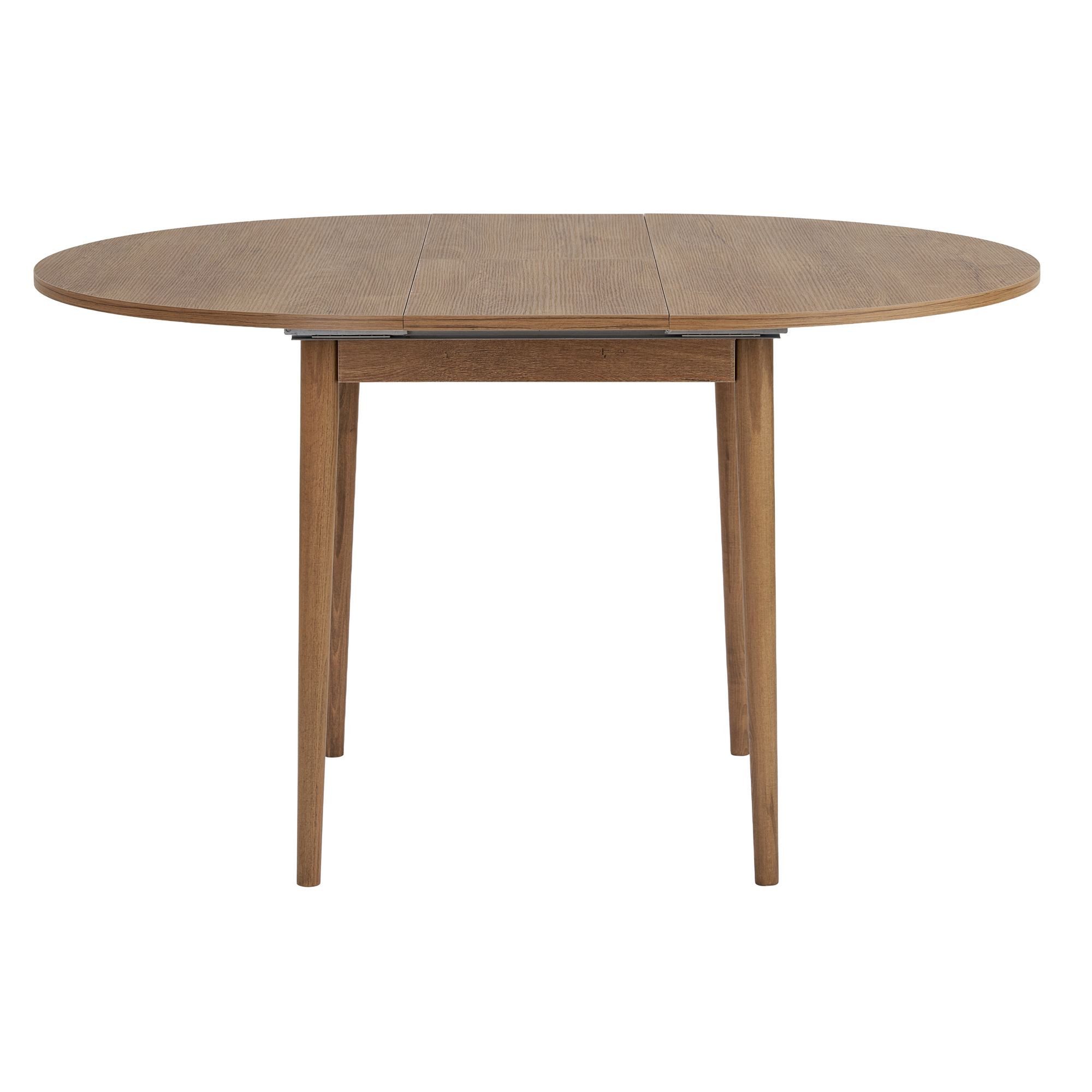 Skye Decor Esstisch Viola, Funktional Tisch mit ausziehbarer Tischplatte, Rund, Platzsparend