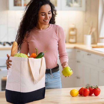 Dimono Einkaufsbeutel Einkaufstasche Shopper Stofftasche, Obst- & Gemüsebeutel Biologische Baumwolle