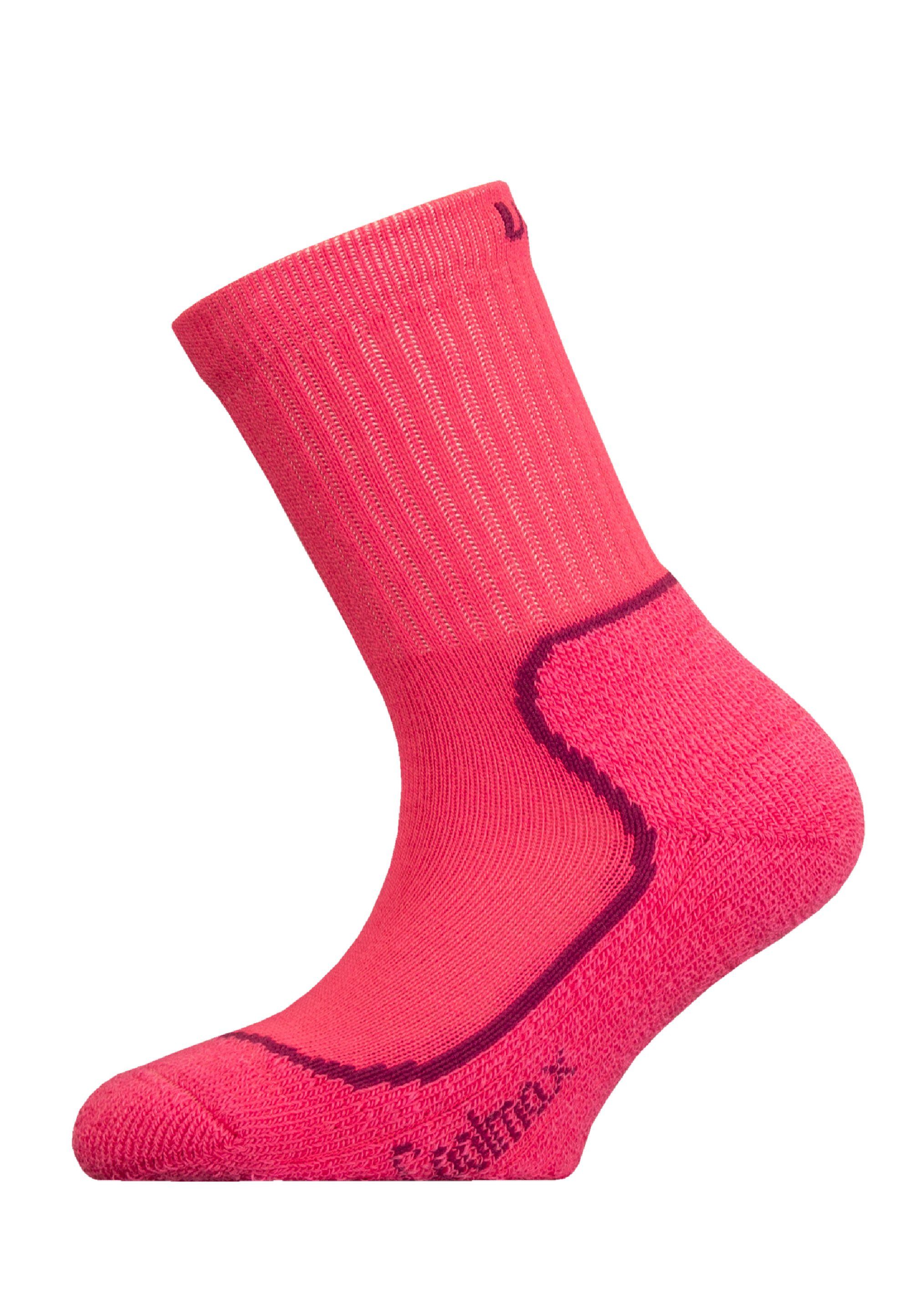 Socken (1-Paar) Struktur mehrlagiger Coolmax KEVO und JR UphillSport mit rosa