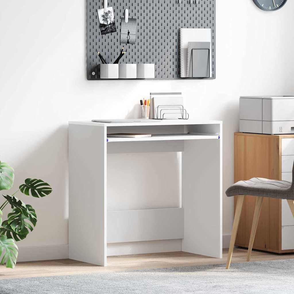 vidaXL Schreibtisch Schreibtisch Weiß Holzwerkstoff 77,5 x 43 x 79 cm (1-St)