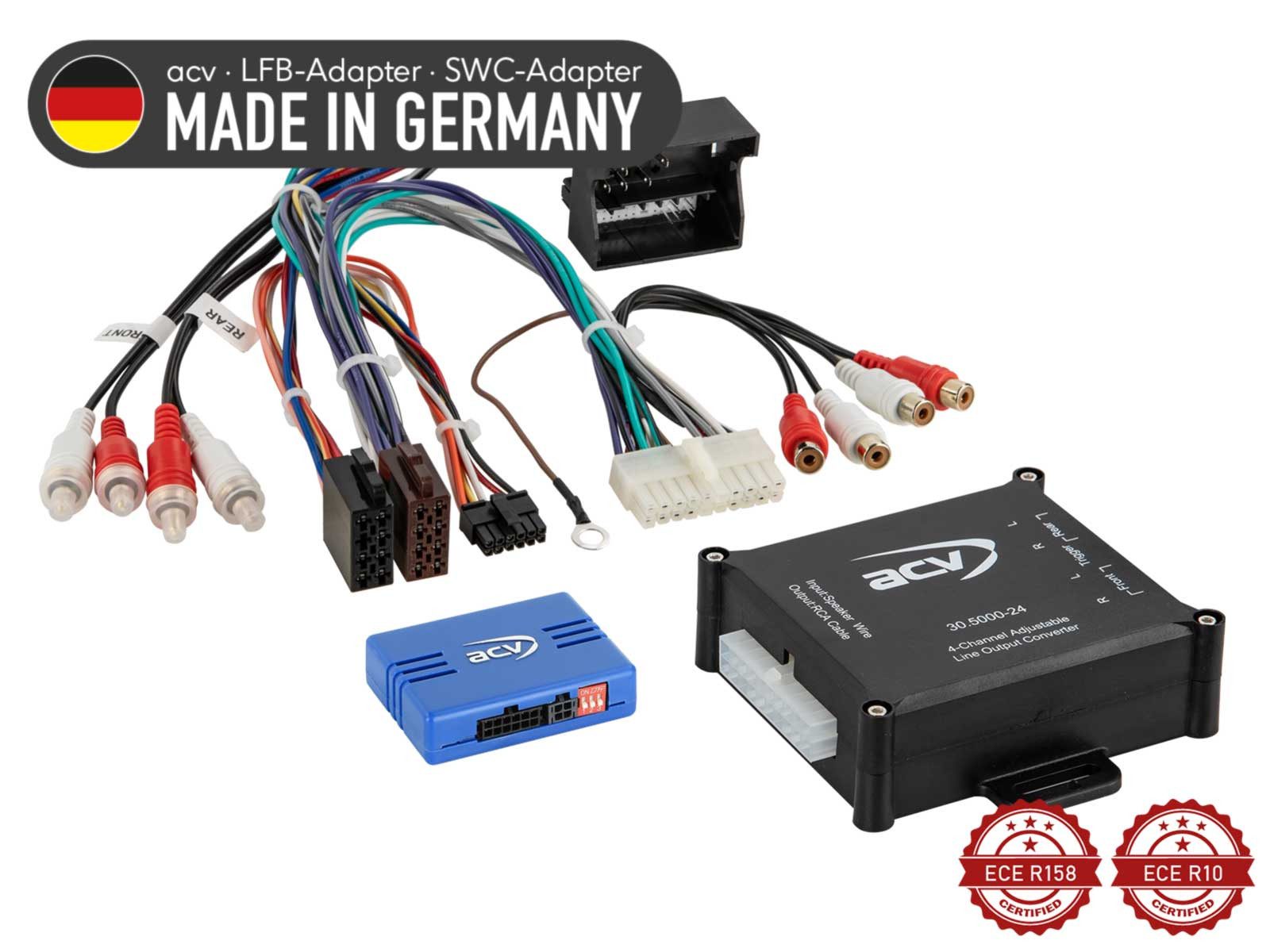 ACV ACV 42a-1321-006 LFB Audi Fahrzeuge/Seat Exeo 40Pin Quadlock Amp >Pro Auto-Adapter