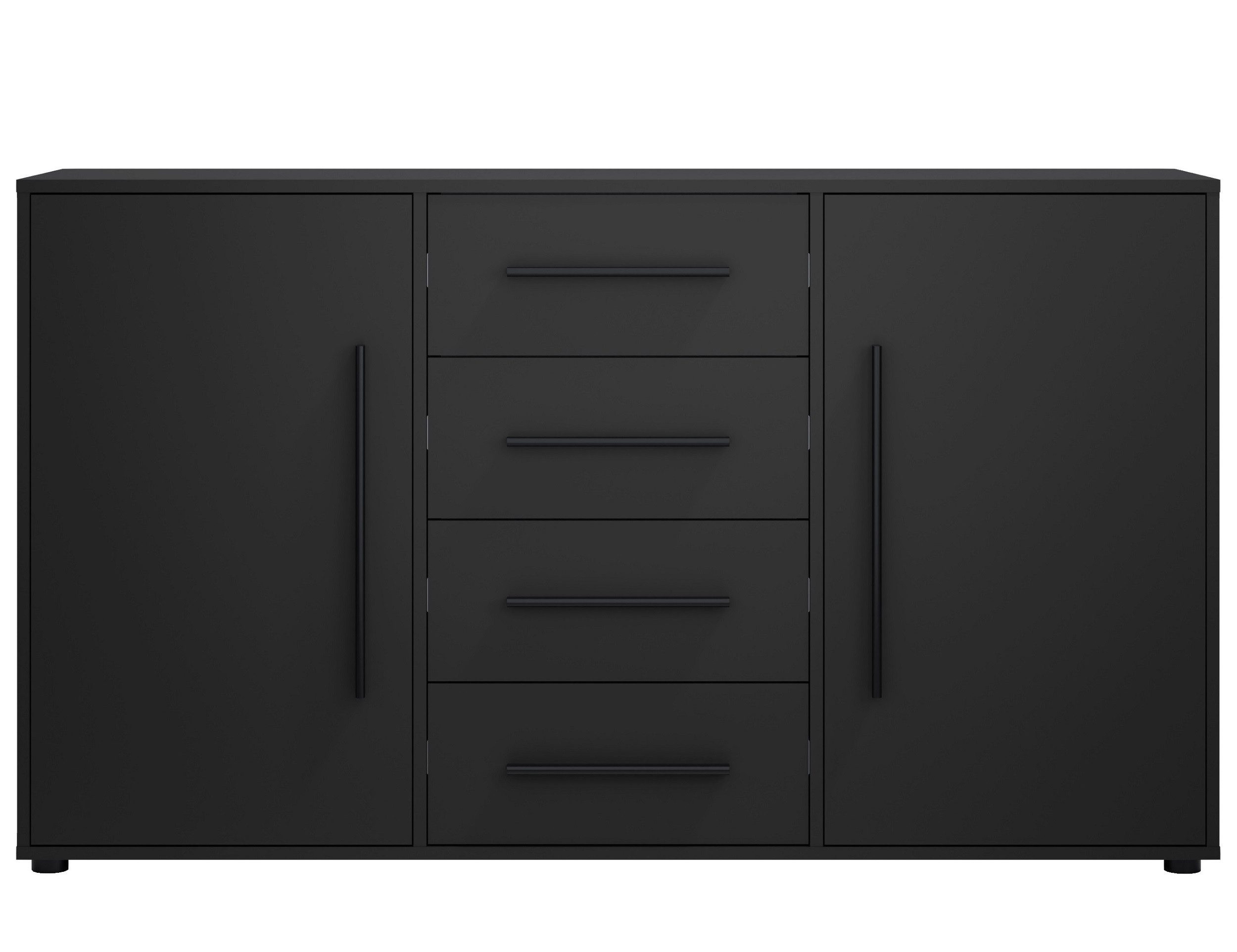 Marmex Möbel Kombikommode Maxione MX-02 Kommode mit Einlegeböden und Schubladen