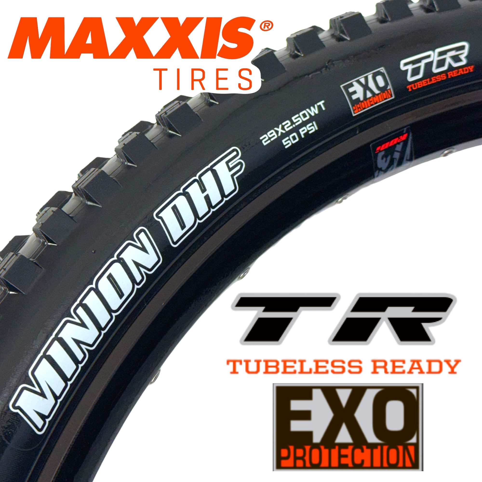 Maxxis Fahrradreifen Maxxis MTB Fahrrad Reifen Minion DHF 29x2,5''DH Exo TLR Tubeless Ready