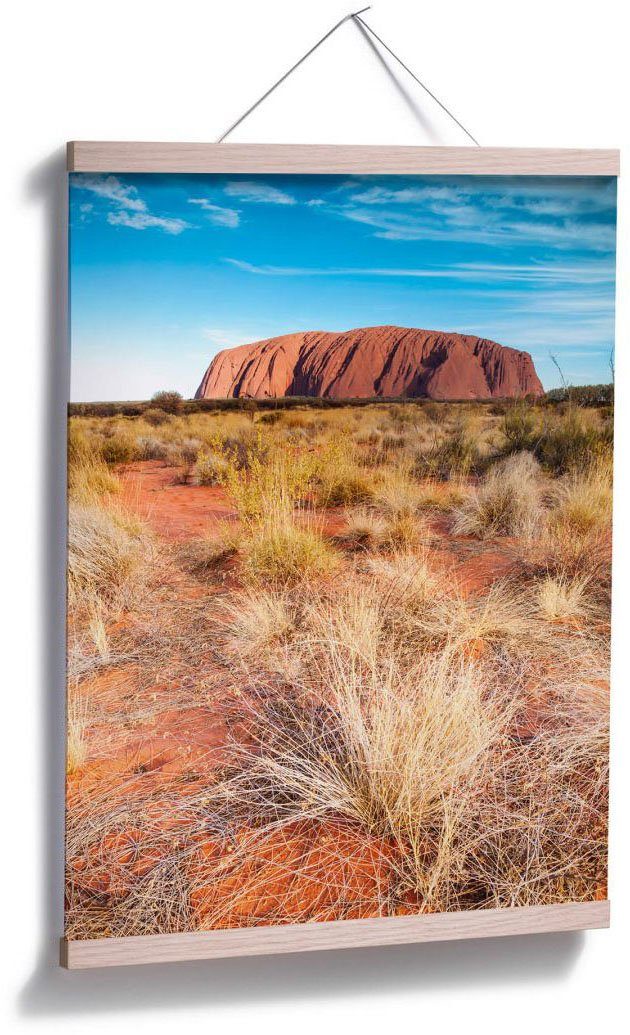 Wall-Art Poster Ayers Rock, St), (1 Poster, Wandposter Bild, Wandbild, Australien
