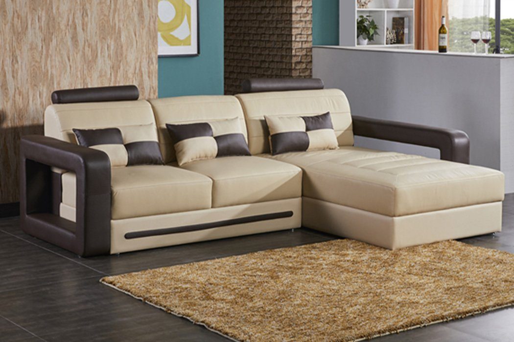 Form Garnitur Polster Couch in Ecksofa Europe JVmoebel Wohnlandschaft, Sofa Made L Ecksofa