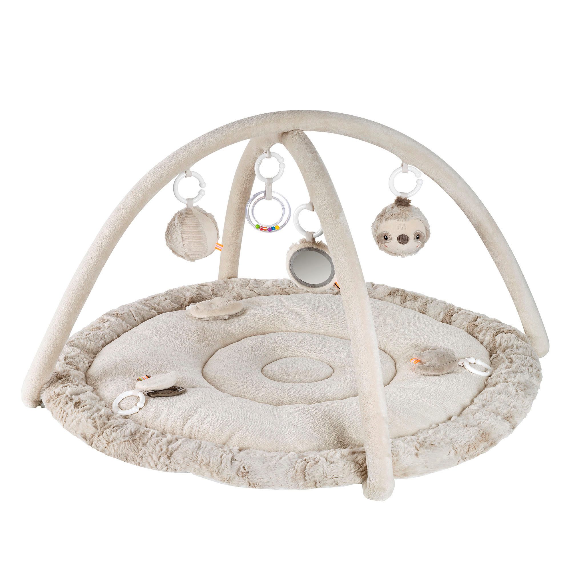 Fehn Spielbogen Lazy, Crazy & Pink, Faultier, 3-D-Activity-Decke, mit 5 abn günstig online kaufen