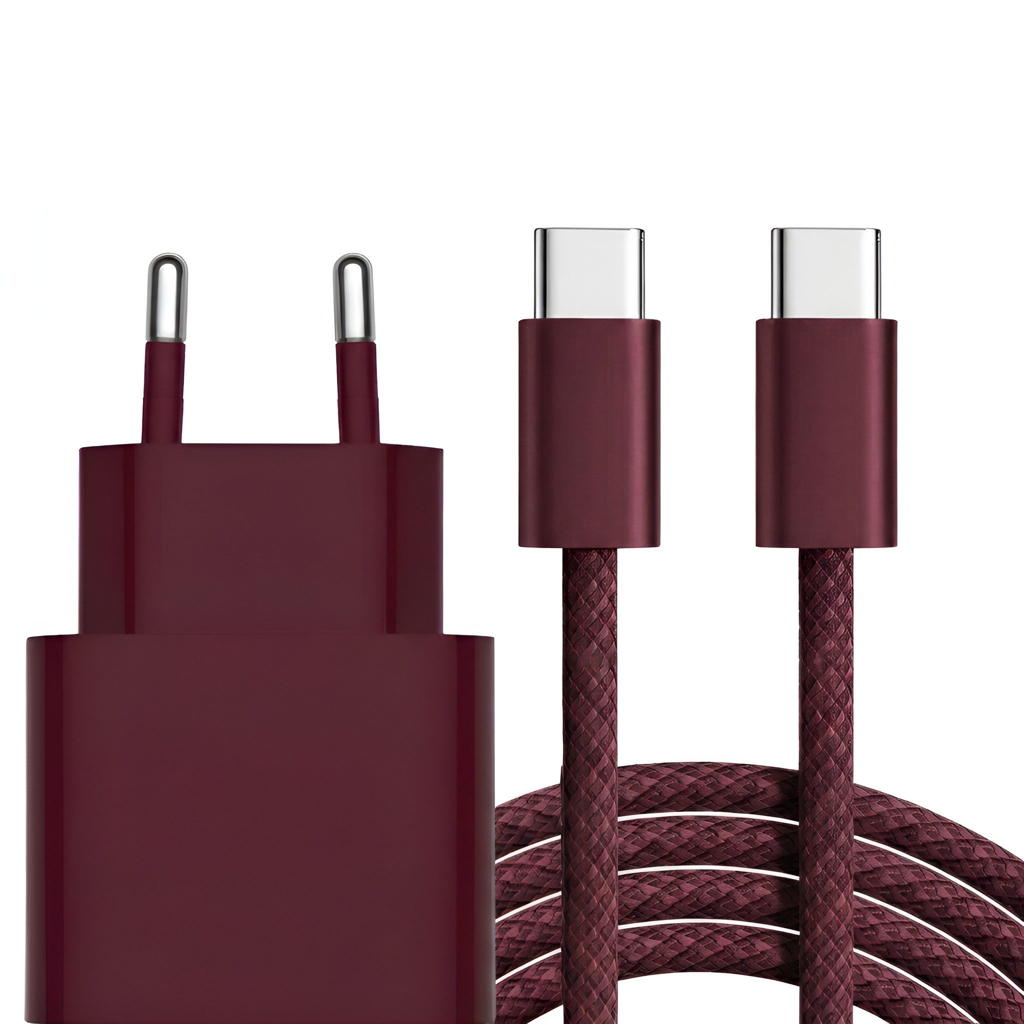 Futurea Ladeset für iPhone Ladekabel USB-C Kabel für iPhone 16 17 18 Pro Max Smartphone-Ladegerät (3000 mA, Set, Komplett Ladeset mit Stecker und Kabel, Unterstützt Fast Charging für Apple Samsung Galaxy Google Pixel)
