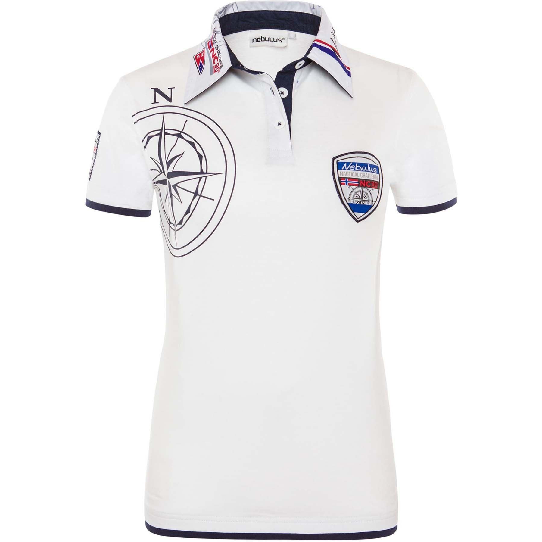 Nebulus Poloshirt EGERSUND, Q2071 - Damen, weiß, XXL/44 günstig online kaufen