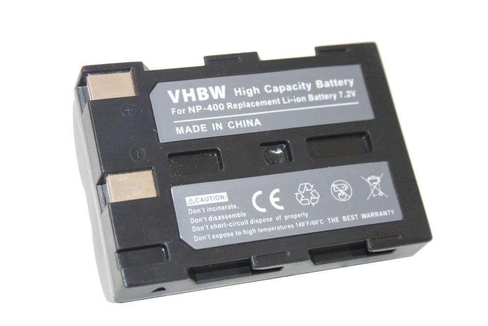 vhbw kompatibel mit Konica Minolta Dimage A1, A2 Kamera-Akku Li-Ion 1200 mAh (7,2 V)