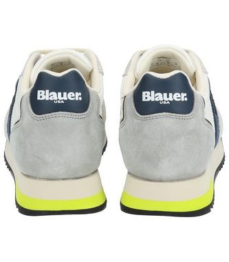 Blauer Sneaker Leder/Textil Sneaker