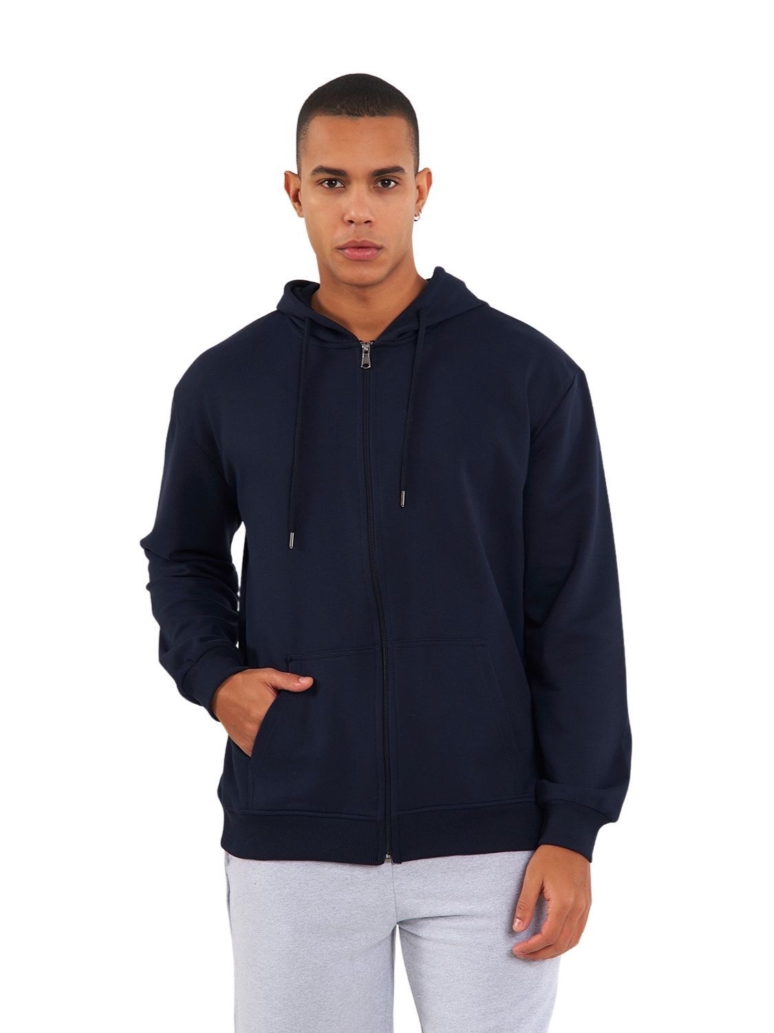 COMEOR Kapuzensweatjacke Herren Zip-Hoodie Kapuzenjacke Sweatshirt mit Reißverschluss