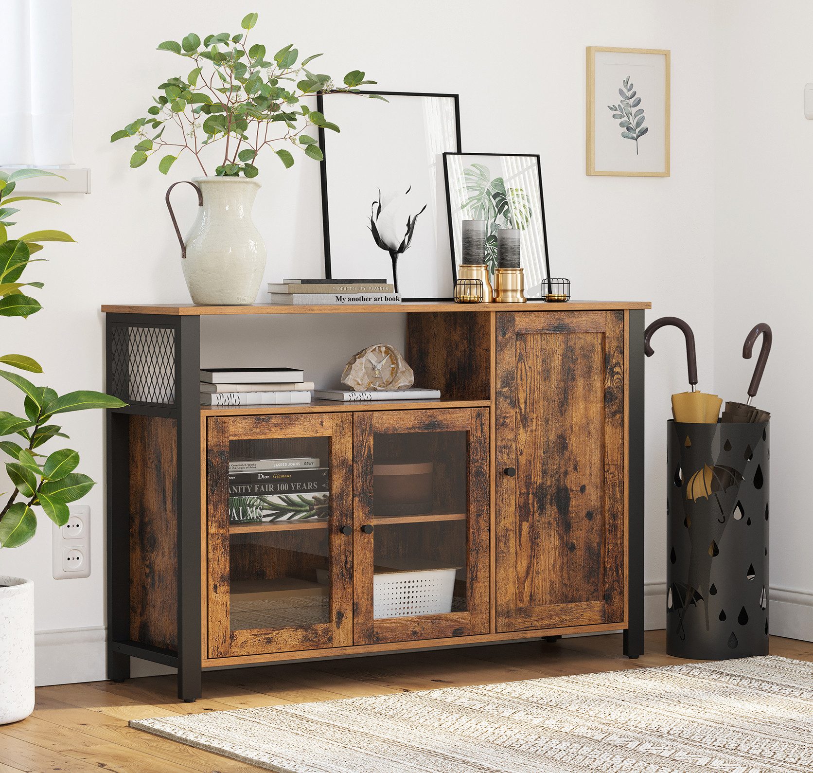 VASAGLE Buffet Küchenschrank Kommode, 110 x günstig online kaufen