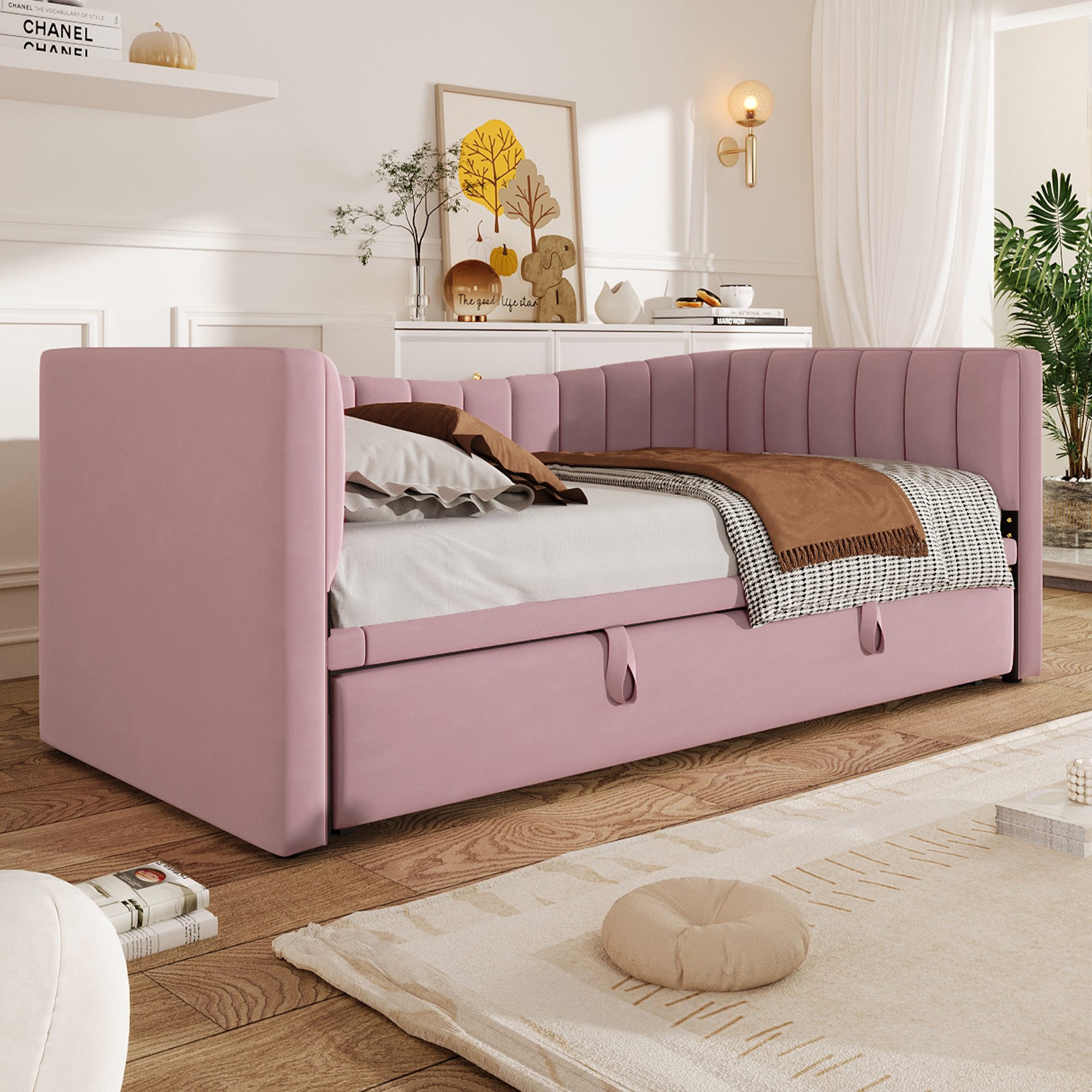 TavilaEcon Polsterbett Multifunktionales Samt Daybed mit günstig online kaufen
