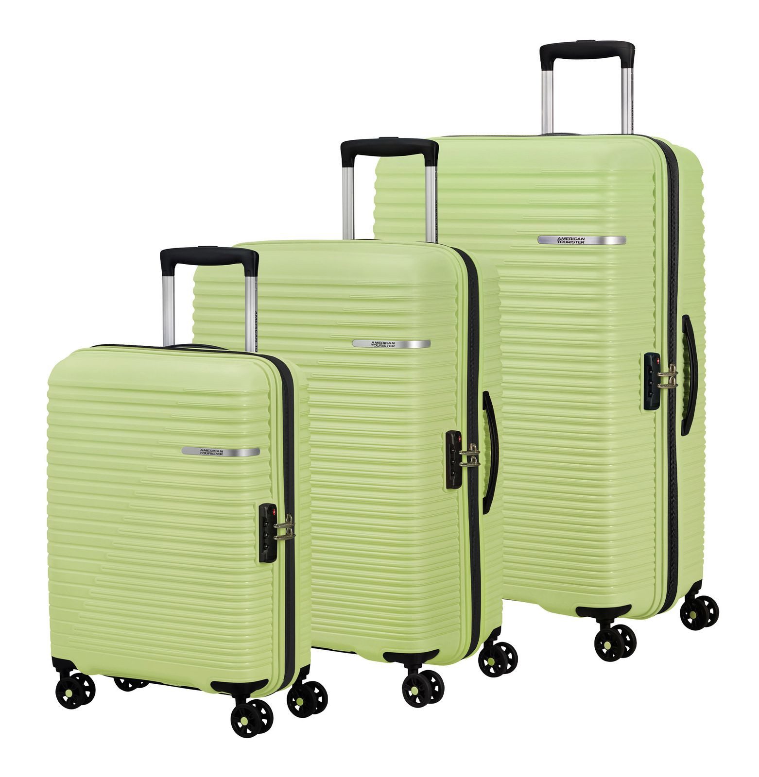 American Tourister® Trolleyset 3 PC Set D, 4 Rollen, (Set, 3 tlg)