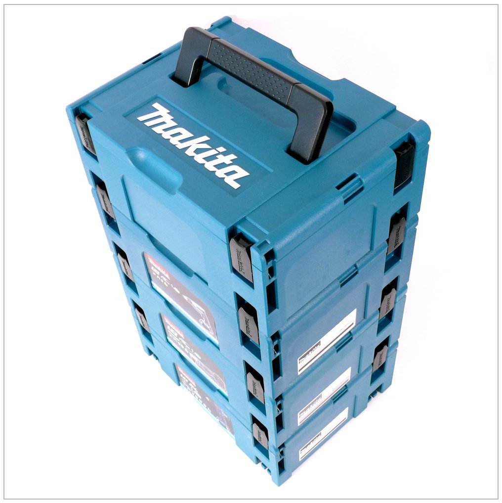 Makita Werkzeugkoffer Makpac 2 Transportbox Systemkoffer 4er Set