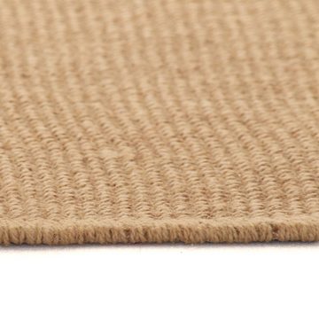 Teppich Teppich Jute mit Latexrücken 120 x 180 cm Naturfarben Teppich, vidaXL, Höhe: 180 mm