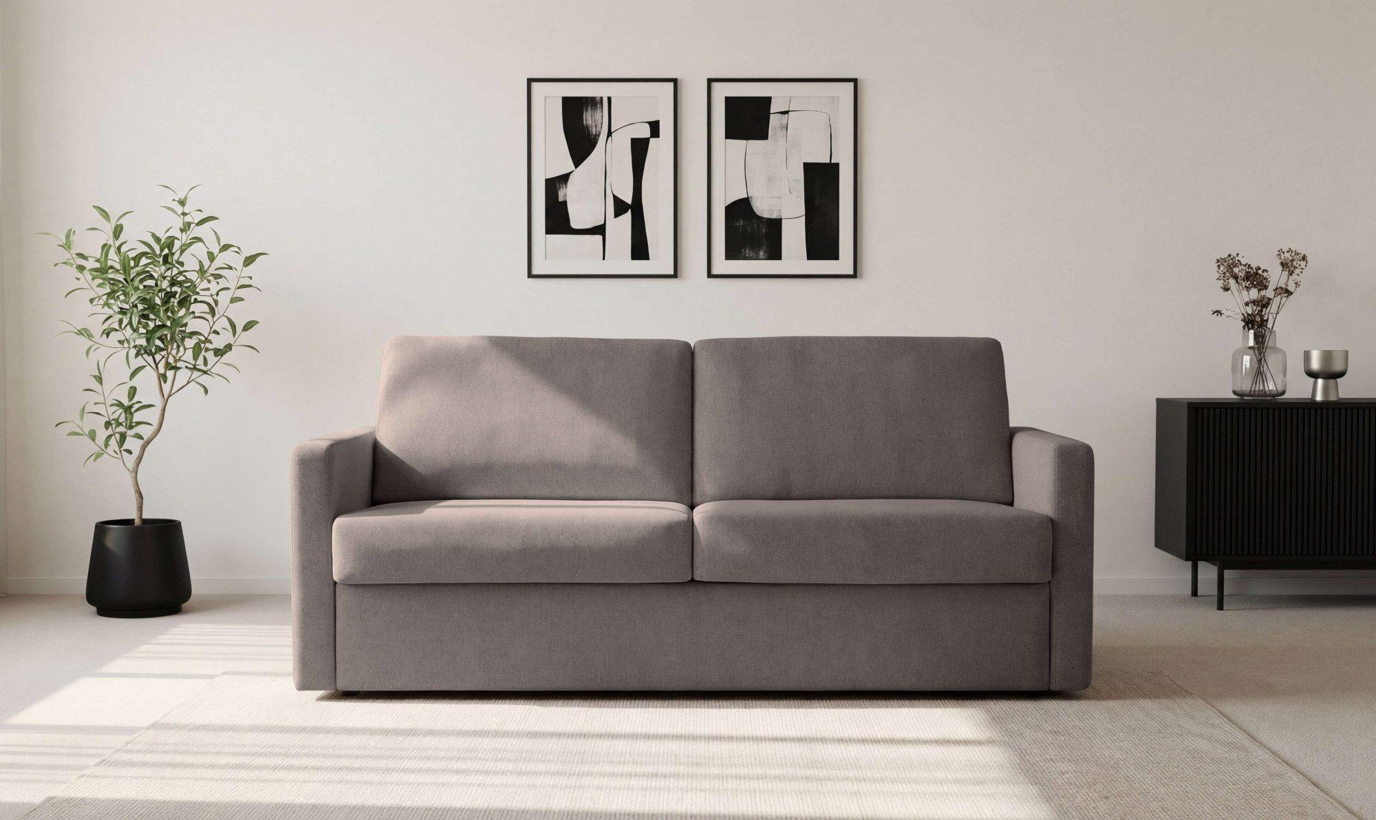 Schlafsofa GOLDPOINT 182cm, Dauerschläfer, Liegefläche 140/200 cm