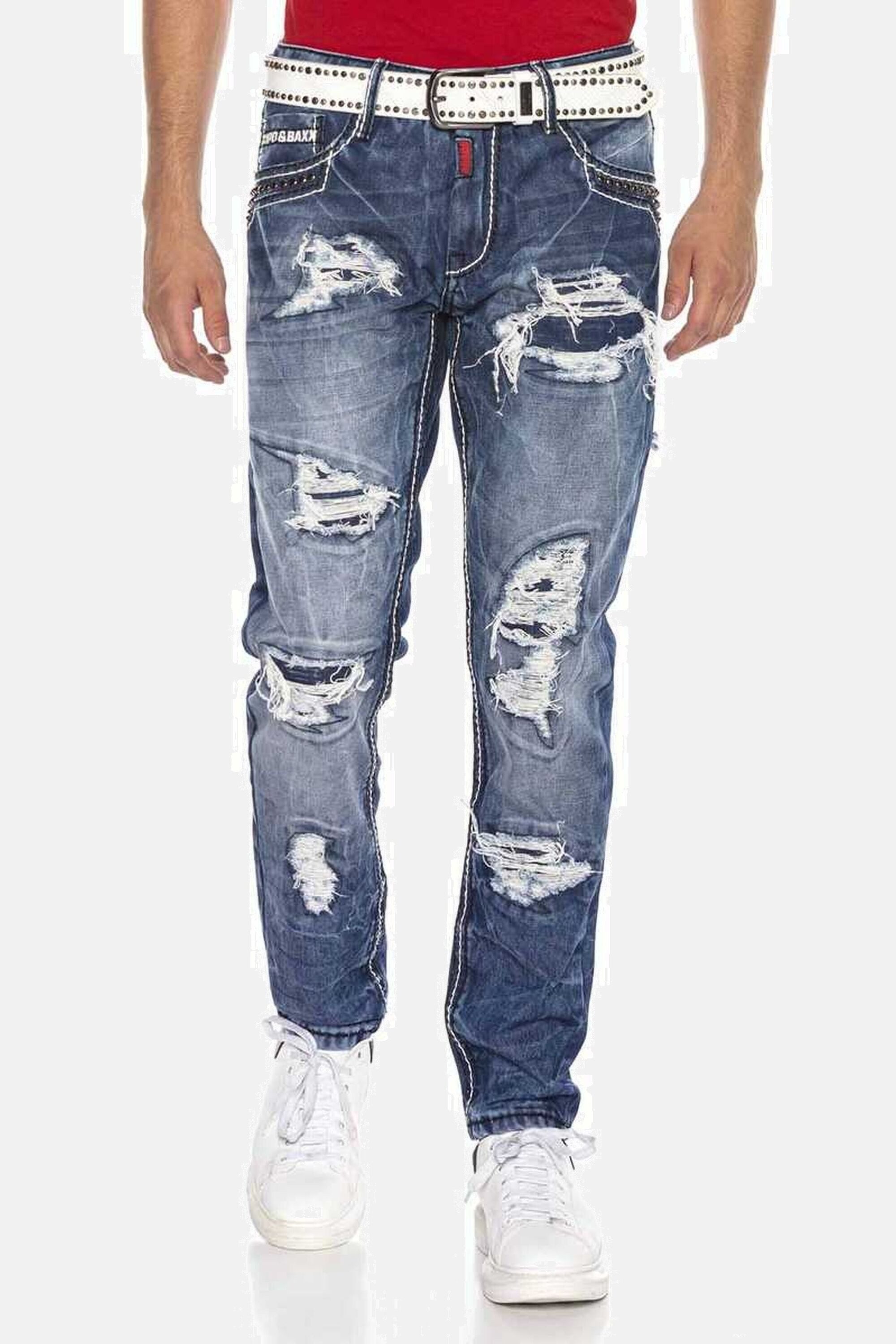 Cipo & Baxx Straight-Jeans DENIM bequeme günstig online kaufen