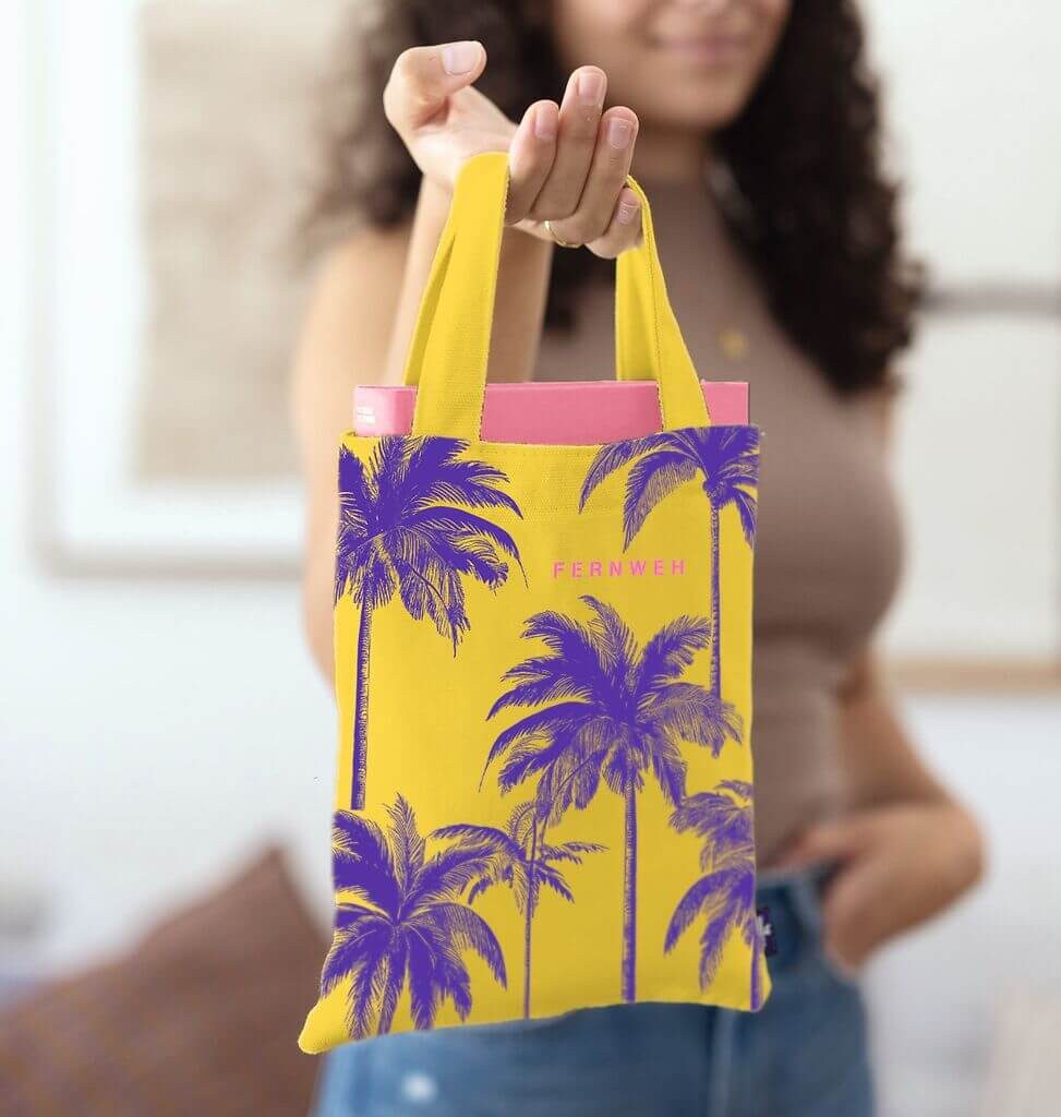 moses Shopper Fernweh - Büchertasche Palmen