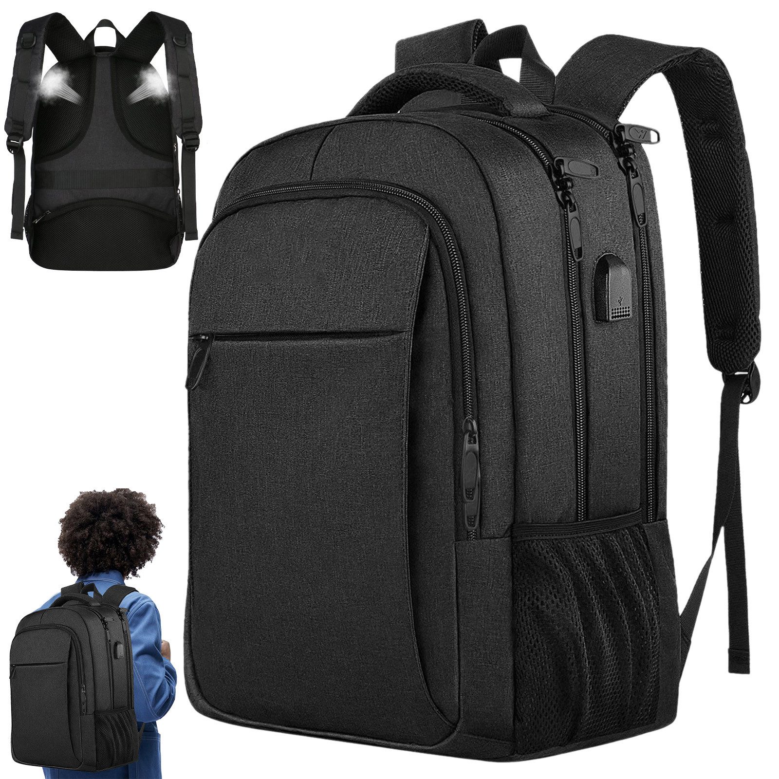 MODFU Laptoprucksack Businesstasche wasserabweisend Arbeitstasche (Laptop günstig online kaufen
