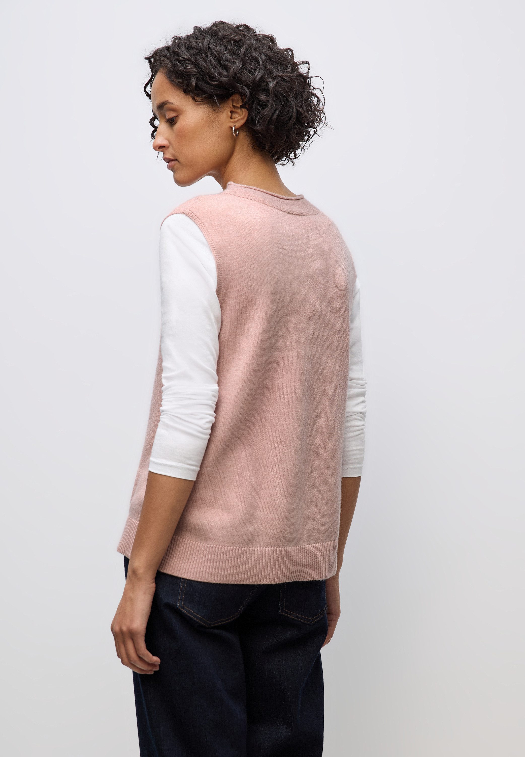 STREET ONE Pullunder aus softem Materialmix