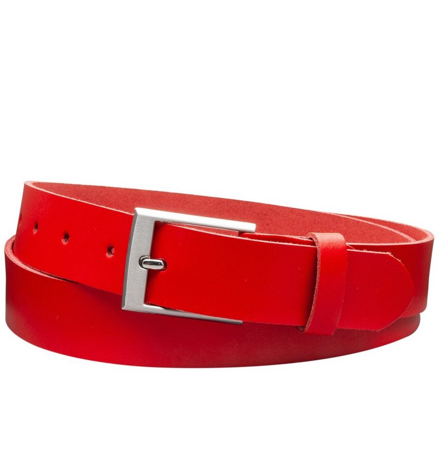COLOGNEBELT Ledergürtel C9-SL Schlicht dennoch modern mit Dornschließe, MADE IN GERMANY