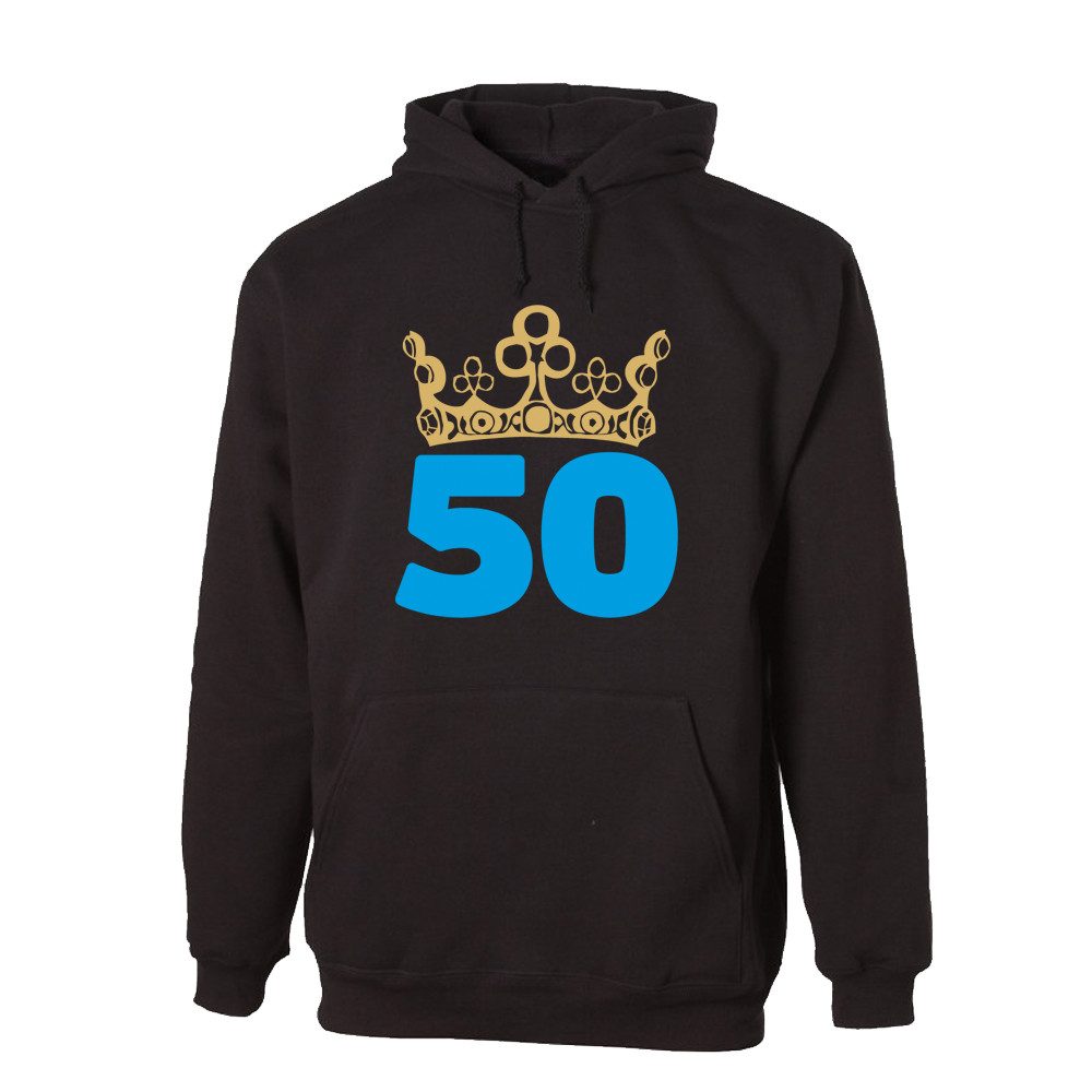 Hoodie 50 – mit Krone
