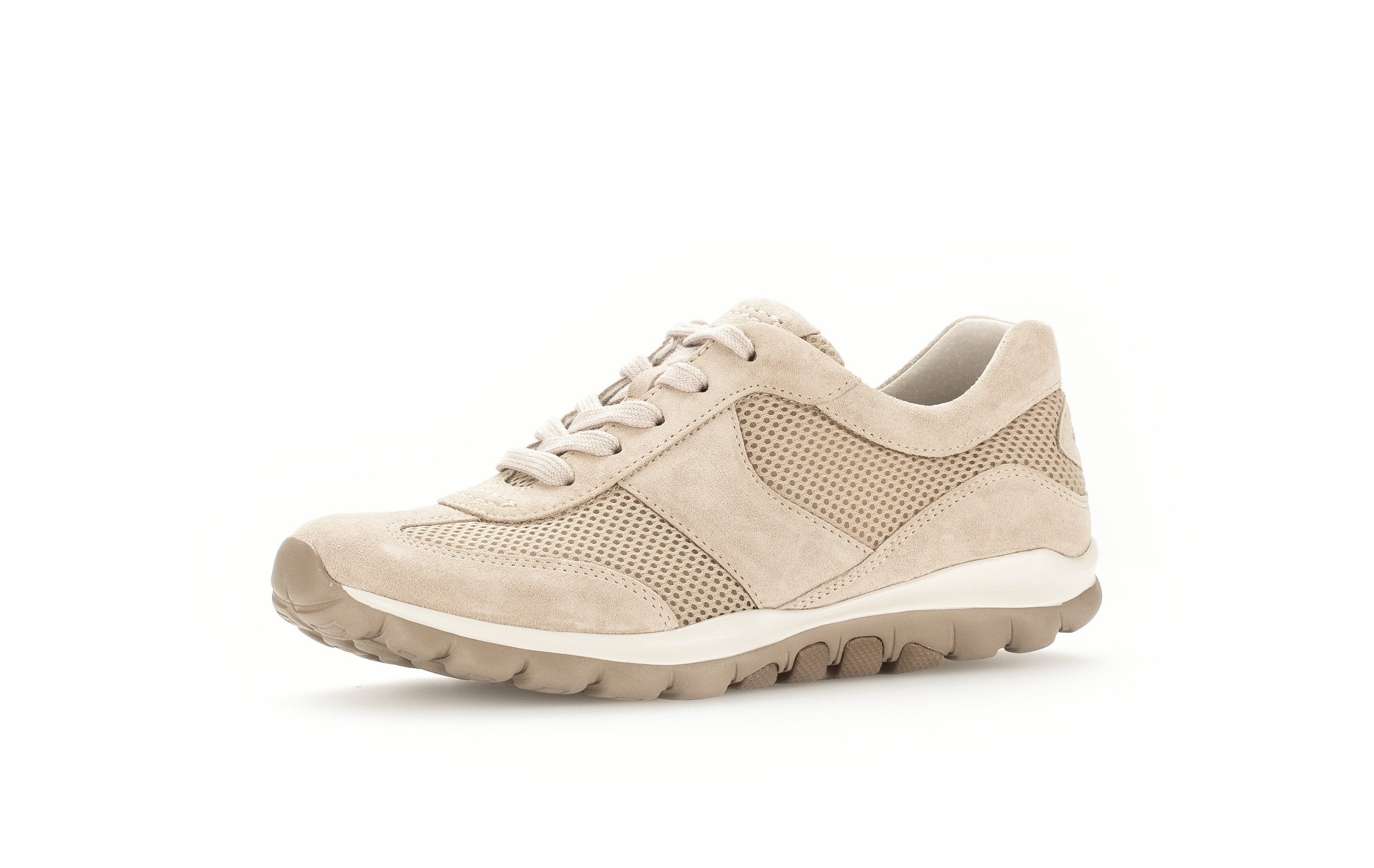 Gabor GABOR Rollingsoft Sneaker Beige Schnürschuh günstig online kaufen