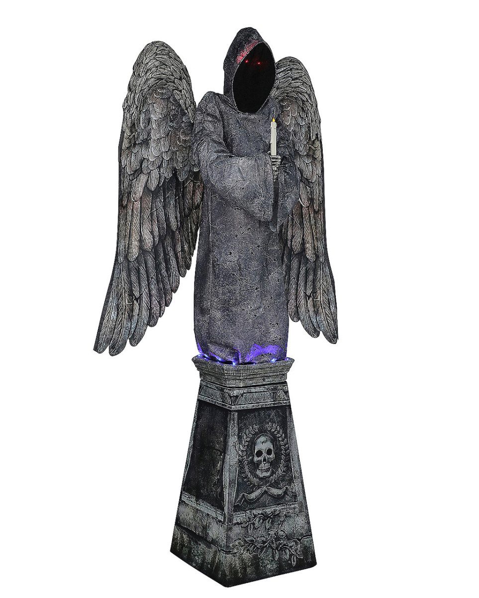 Horror-Shop Dekoobjekt Friedhofsengel Halloween Animatronic 244cm