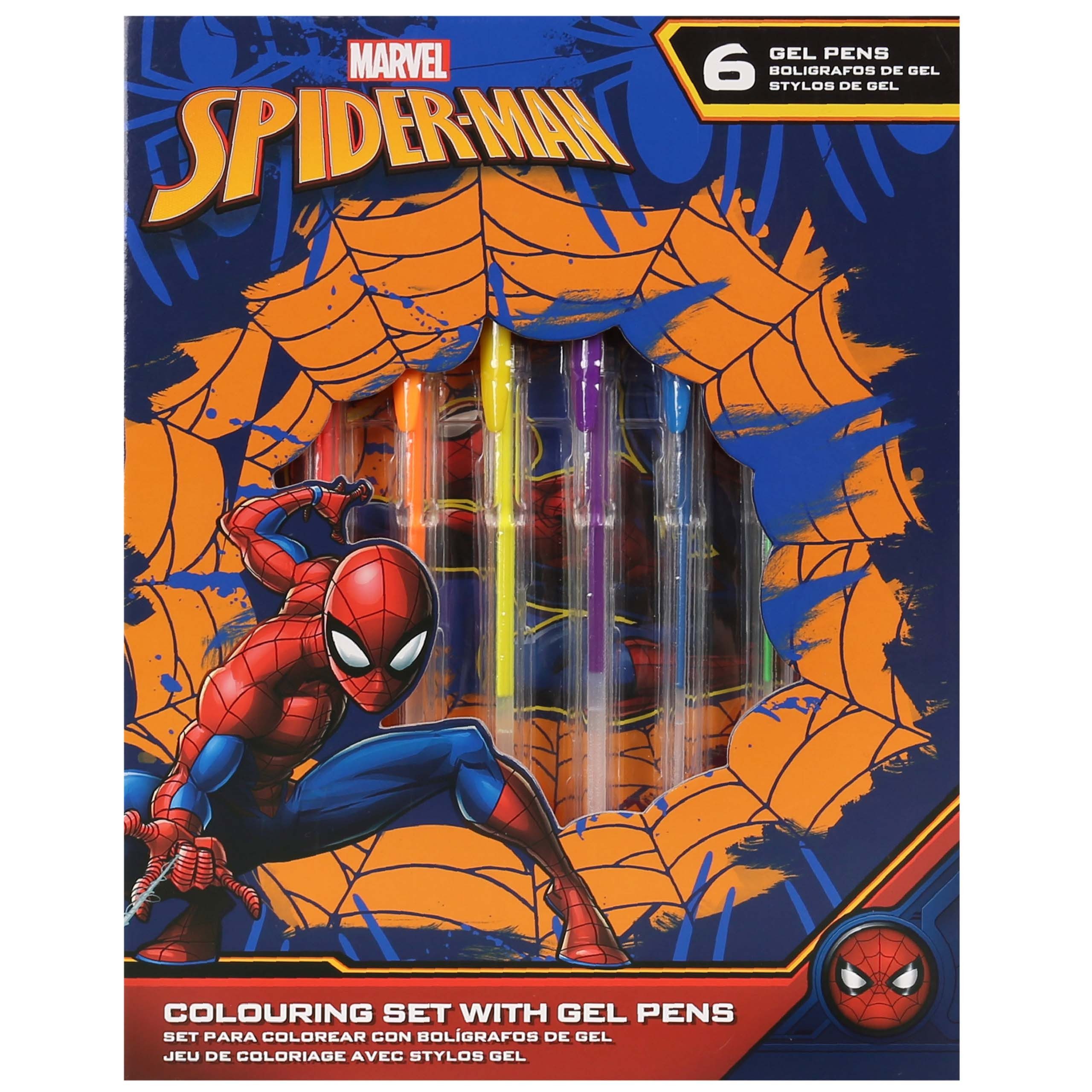 Sarcia.eu Malvorlage MARVEL Spider-Man Kreativset Kinder Malset Gelstifte Zeichenset
