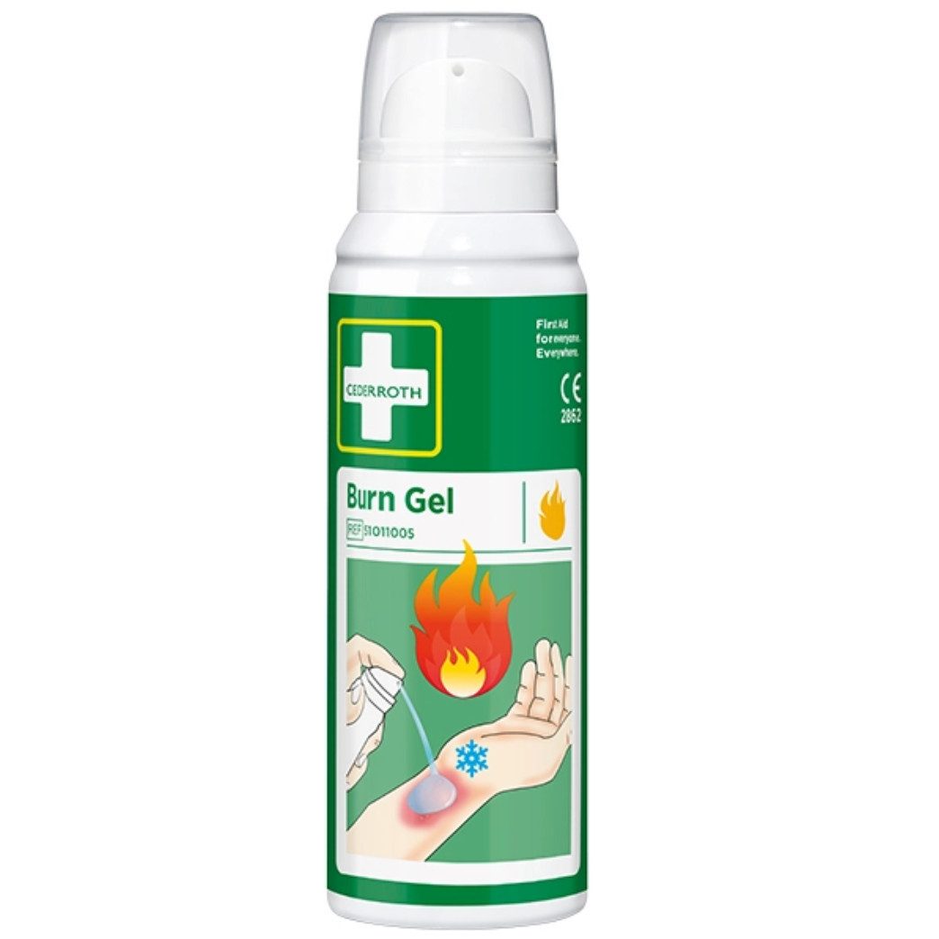 Cederroth Erste-Hilfe-Set Burn Gel, (Notfallset für Verbrennungen, 1 St), Ideal bei kleineren Verbrennungen, Verbrühungen und Sonnenbrand