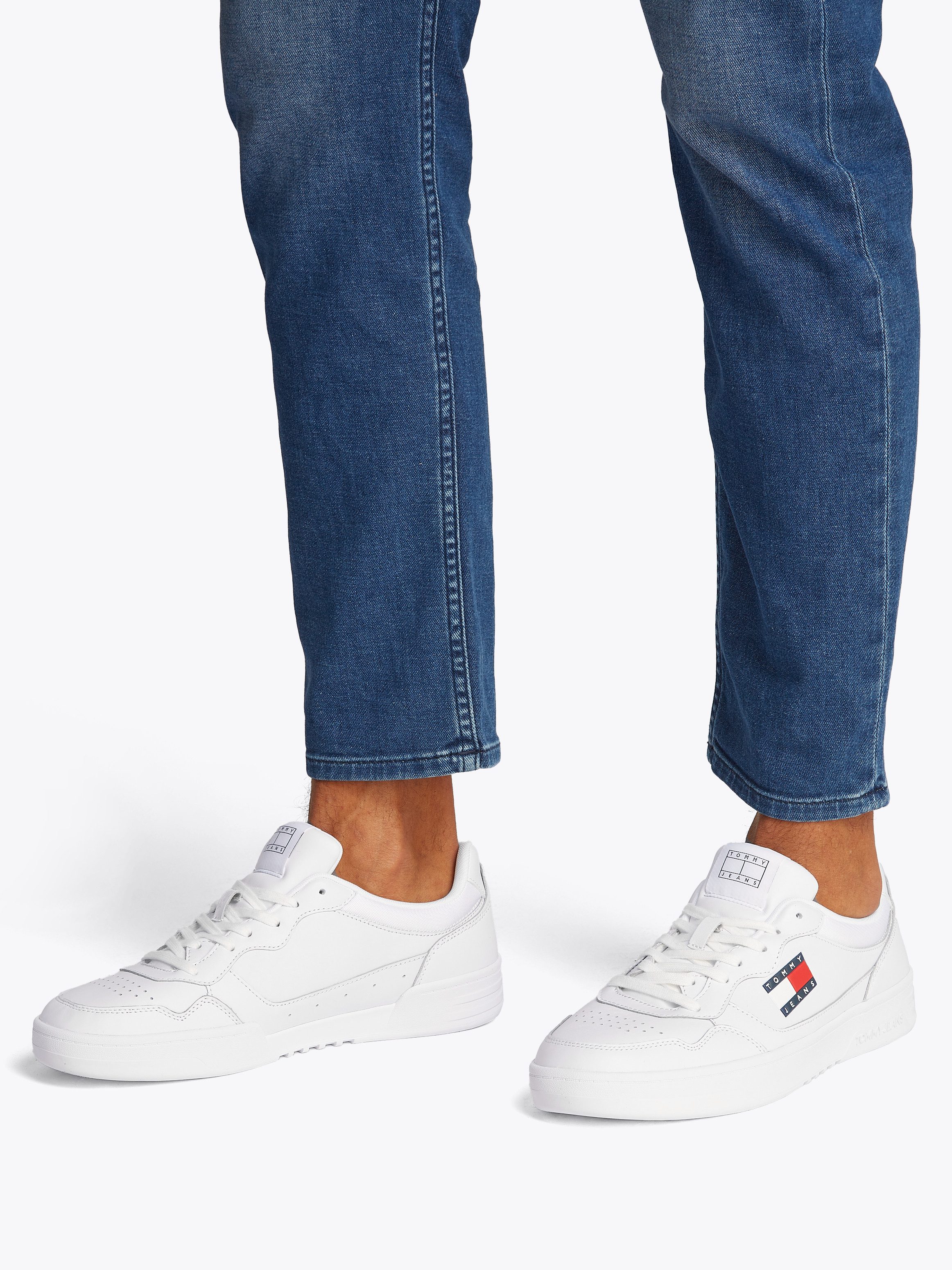 Tommy Jeans (NEW) TJM CUPSOLE LEATHER ESS Sneaker, Freizeitschuh, Halbschuh günstig online kaufen
