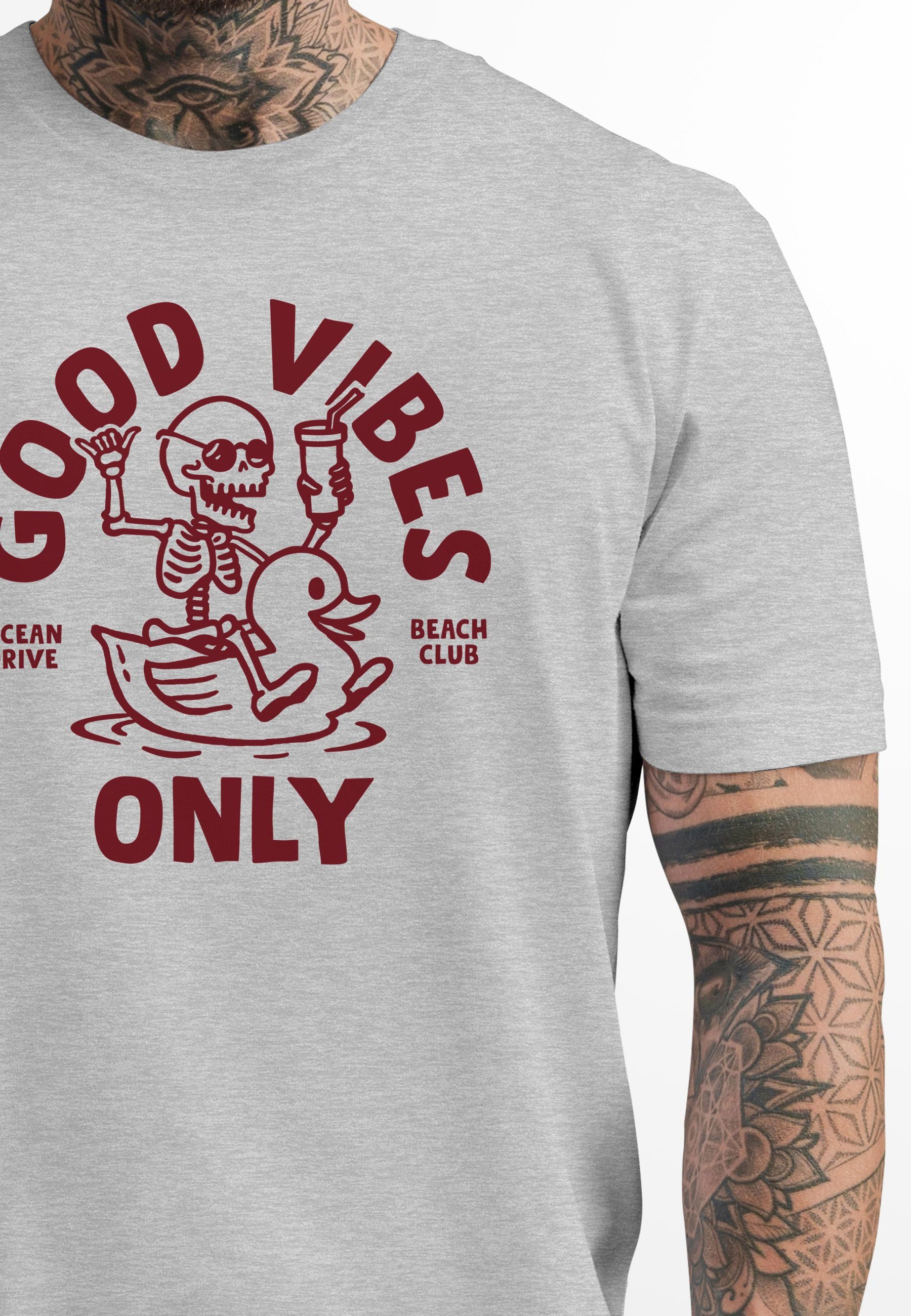 Neverless Print-Shirt Herren T-Shirt Printshirt Spruch günstig online kaufen
