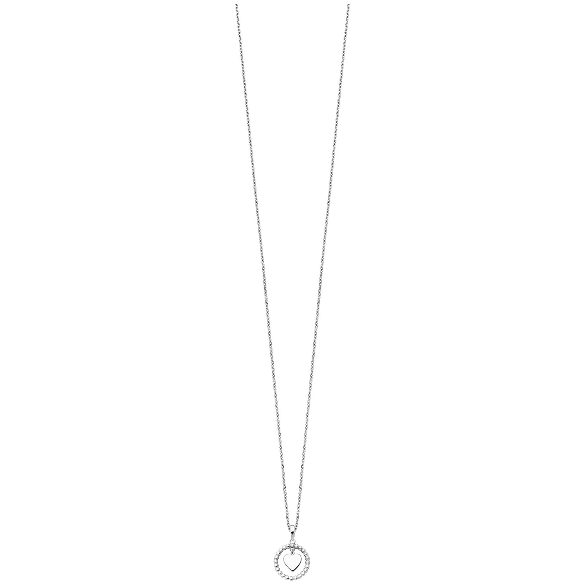 Julie Julsen Kette mit Anhänger 925/- Sterling Silber rhodiniert Moving Heart