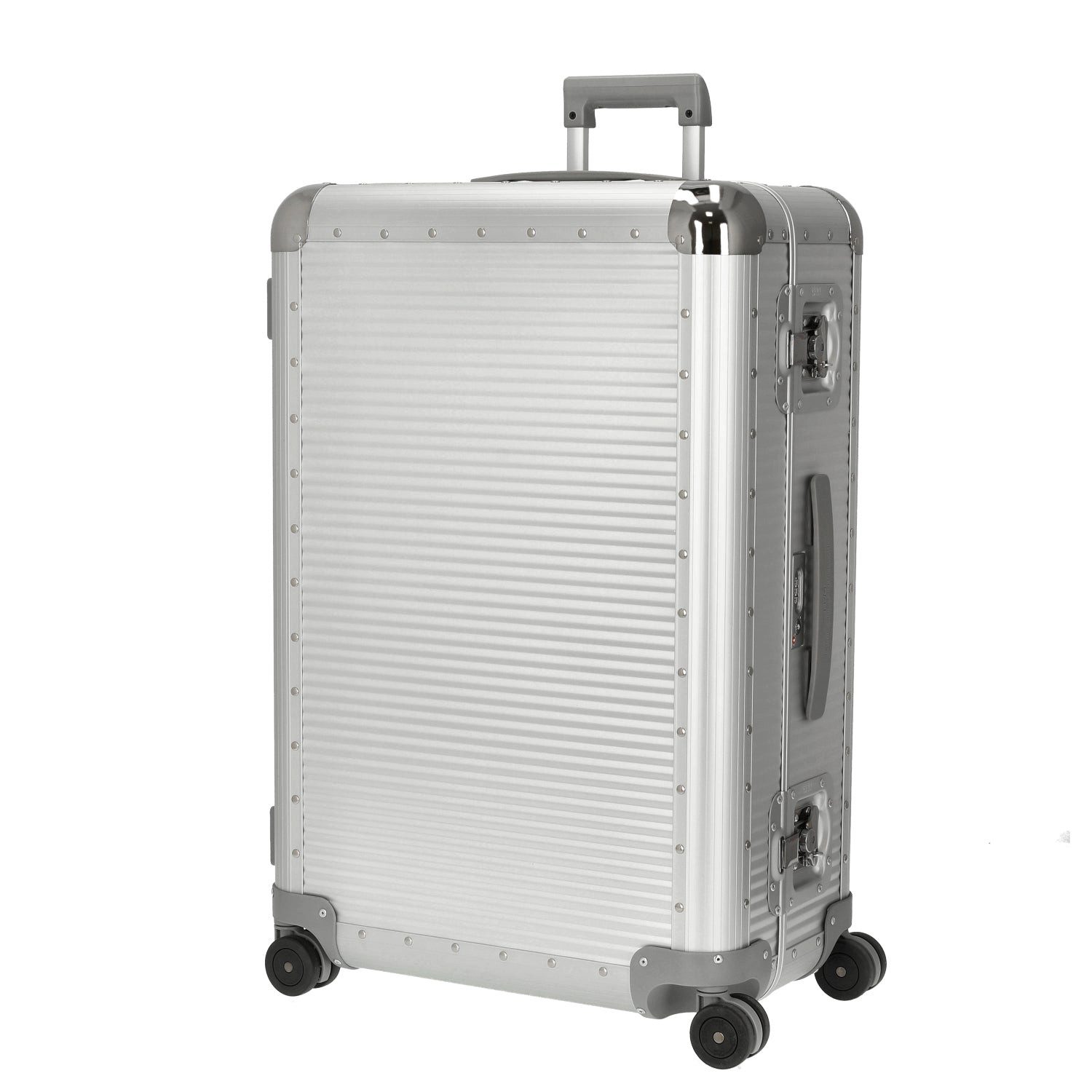 FPM Koffer Milano Bank S aluminum Spinner 76 - 4-Rollen-Trolley 75 cm (moonlight, 4 Rollen Rollen