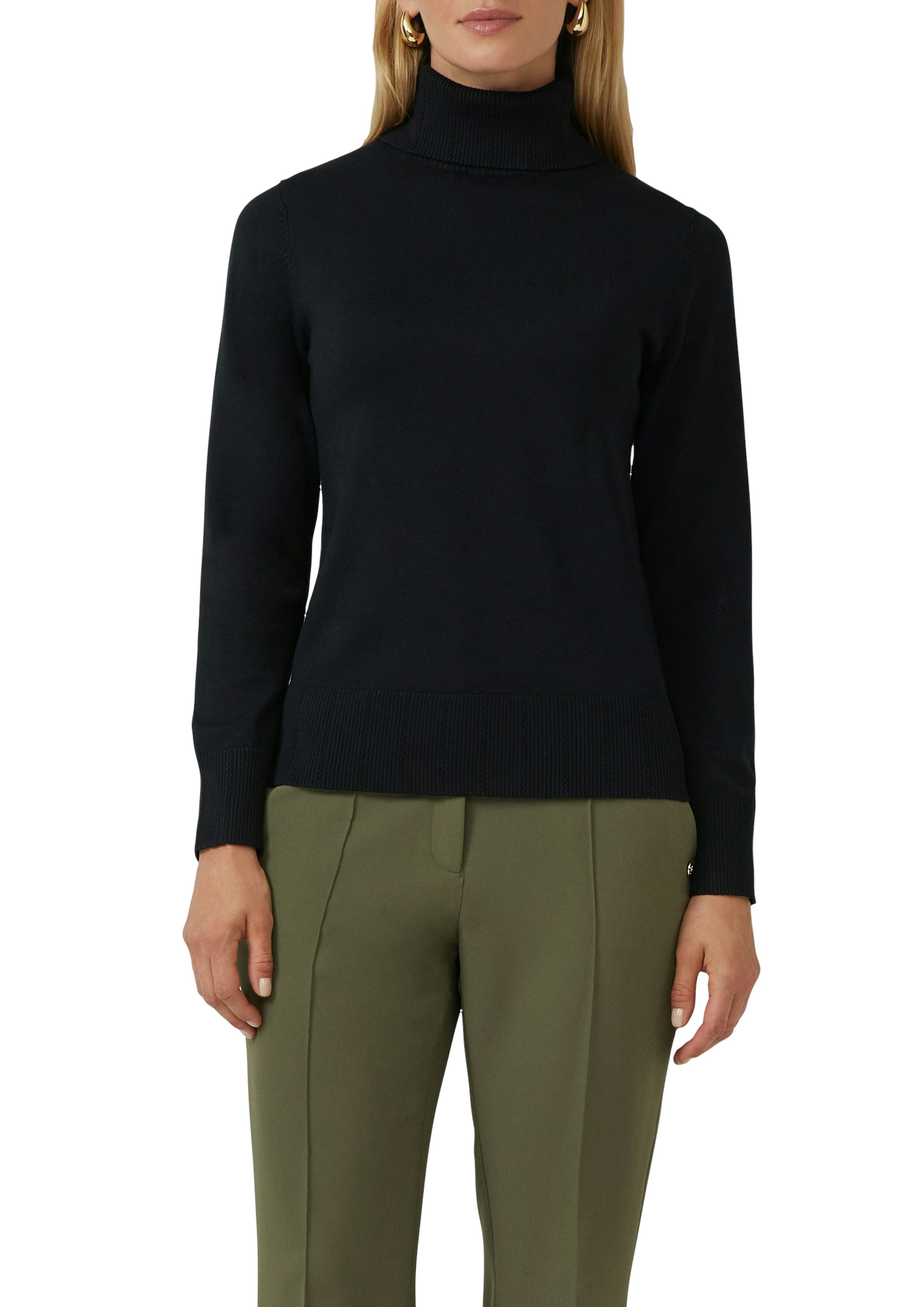 s.Oliver BLACK LABEL Strickpullover mit Rollkragen