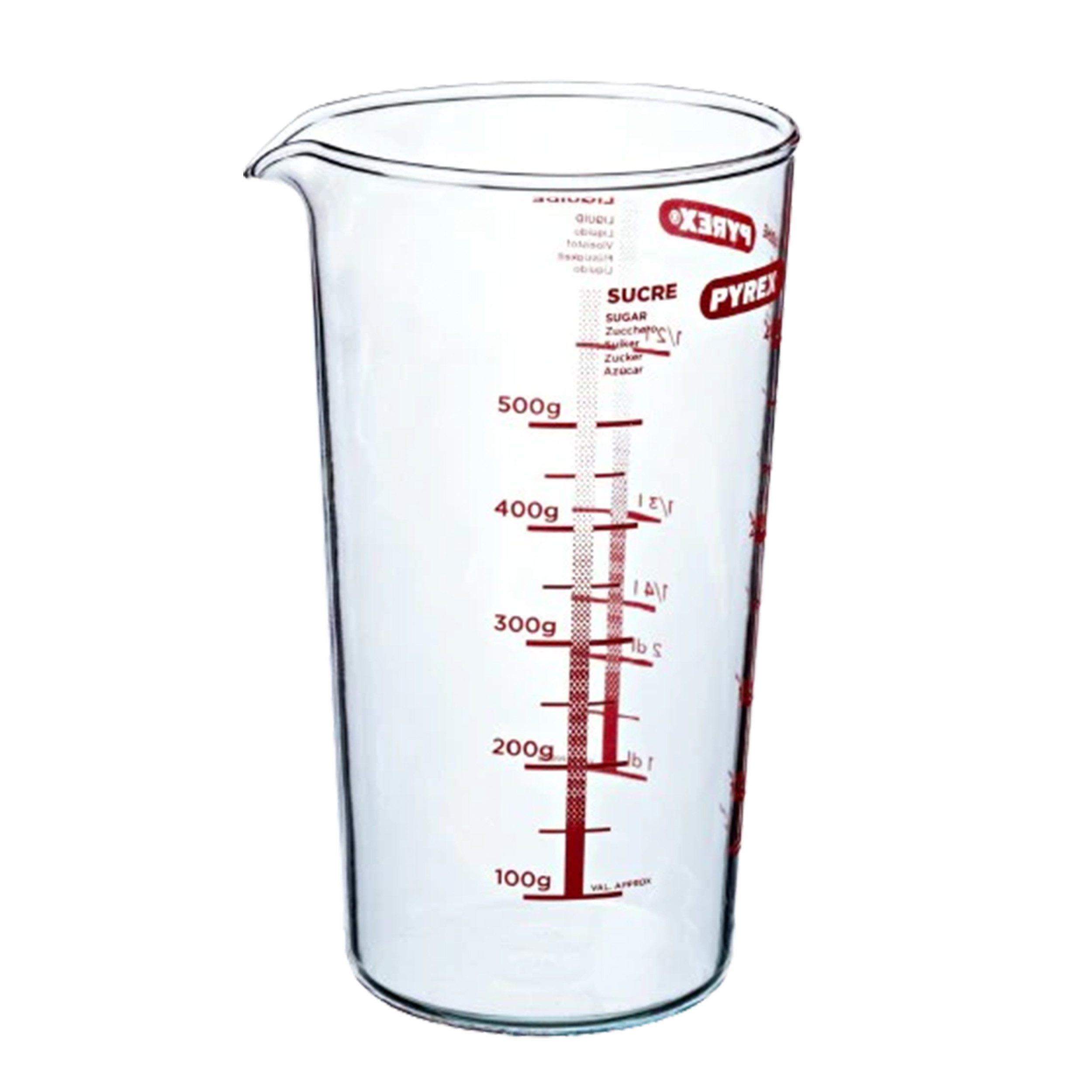 Messbecher Pyrex Classic Messbecher 0.5L – Glas Messkanne hitzebeständig