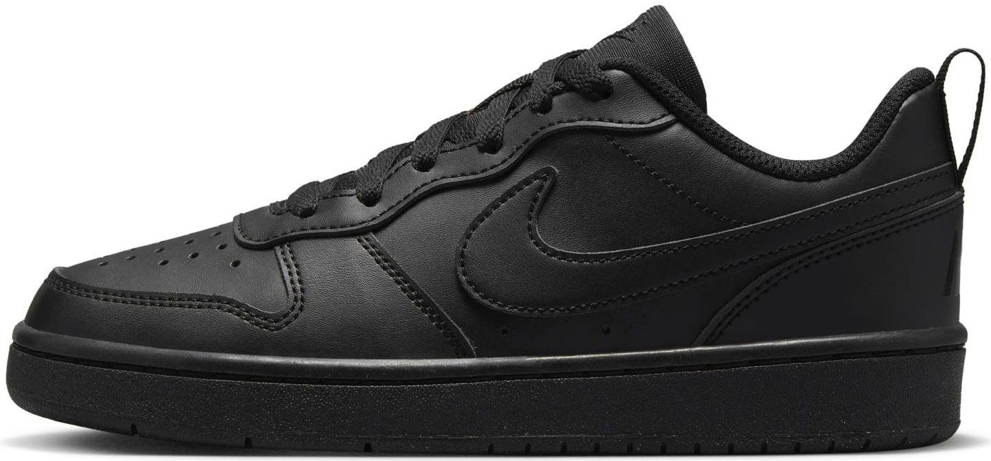 Nike Sportswear LOW black/black COURT RECRAFT (GS) BOROUGH Sneaker