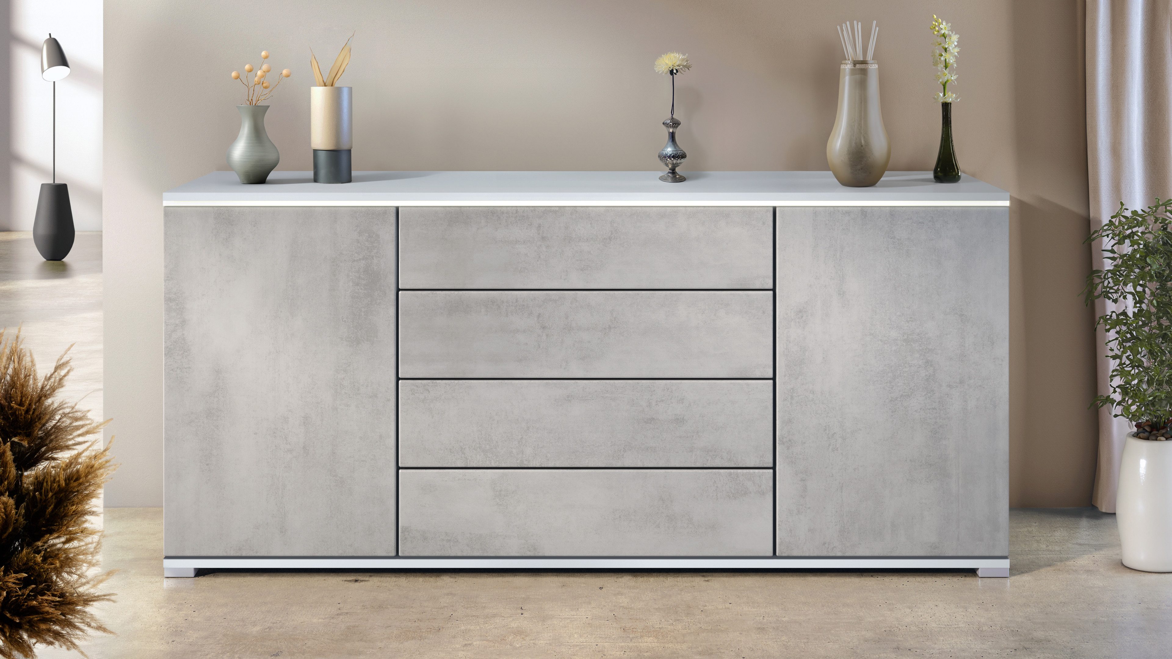 Vladon Sideboard Faro V2 (Kommode mit günstig online kaufen