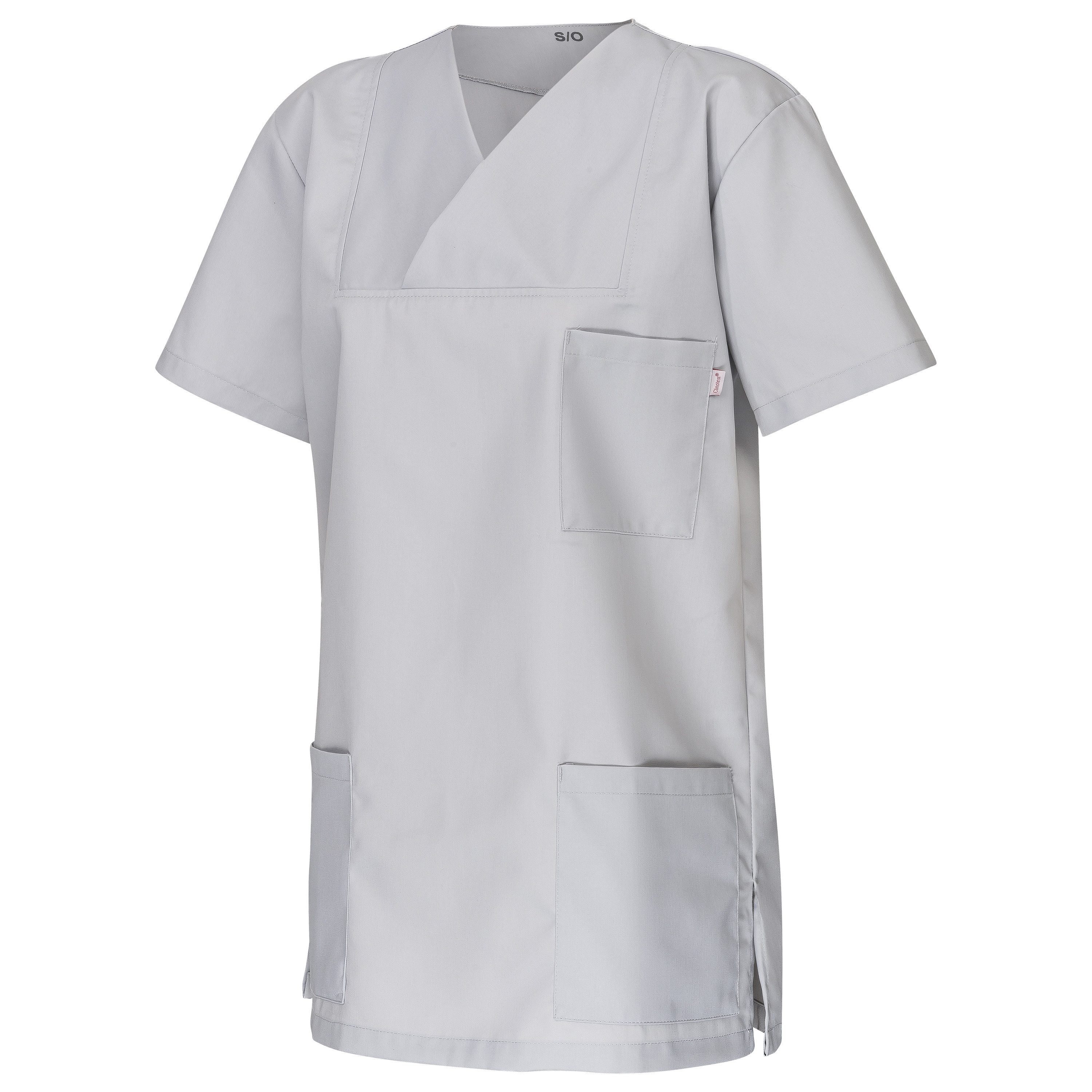 Clinotest Funktionsbluse Kasack für Damen & Herren – kochfest - 50% Baumwolle/50% Polyester