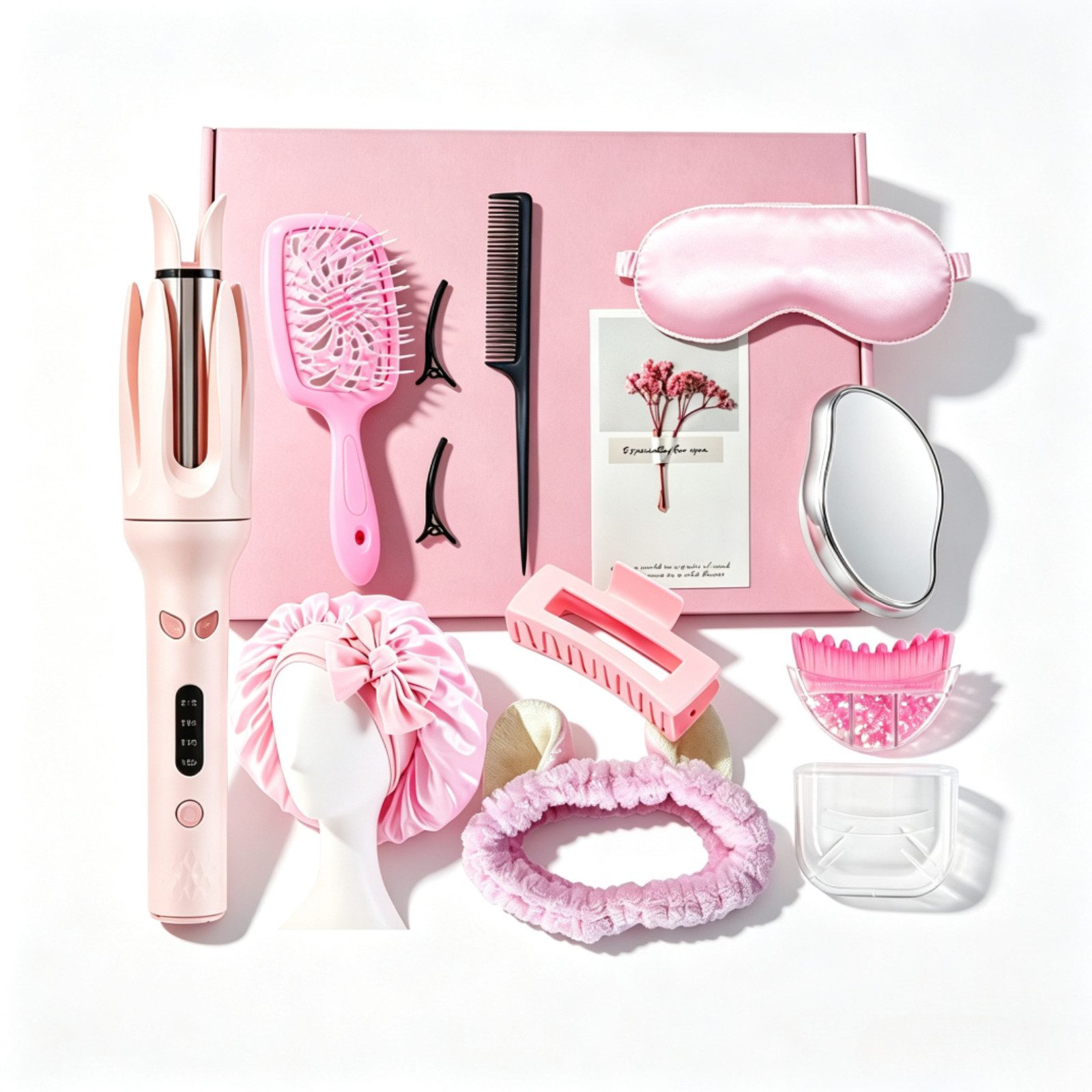 HOMELIVE Geschenkbox Haar‑Styling Geschenkset, Geschenkbox Geburtstagsgeschenk für Frauen, Geburtstagsgeschenk, Perfektes Geschenk für Freundin, Frau, Tochter