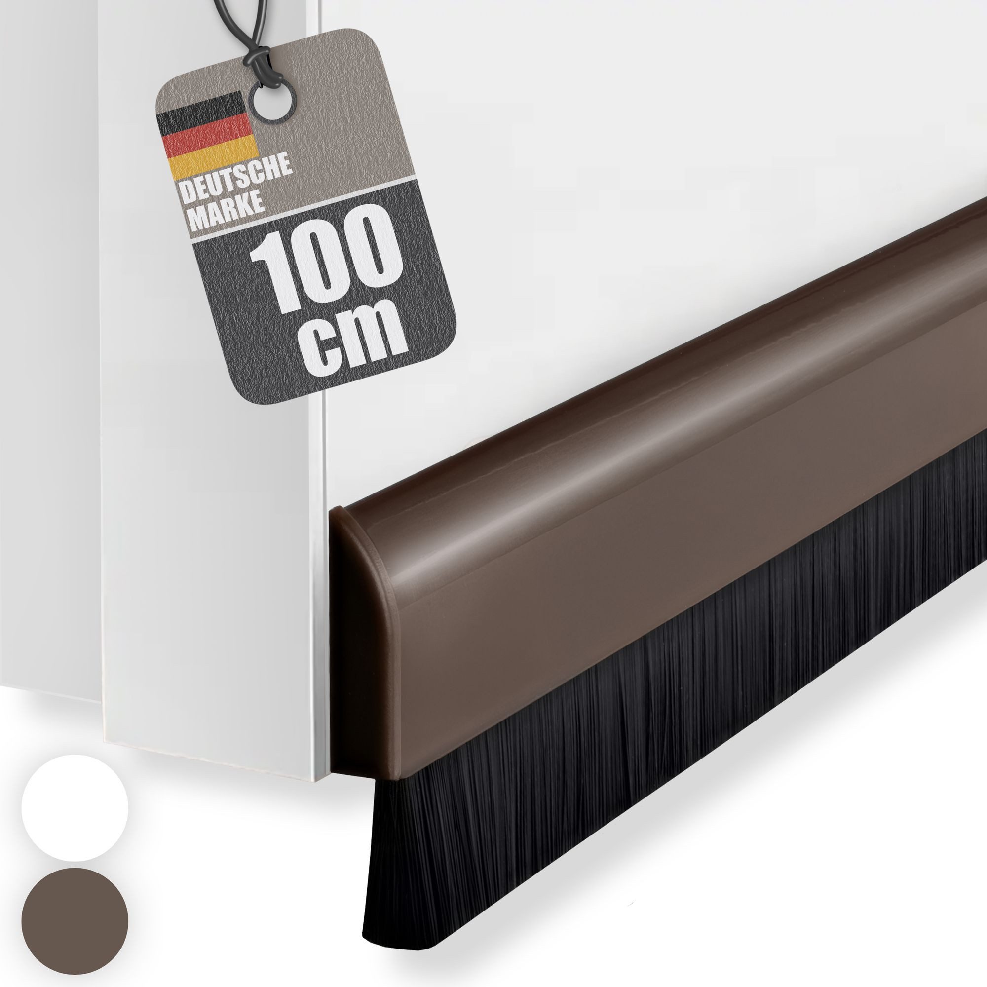bonsport Türbodendichtung Türleiste mit Bürste, L: 100 cm