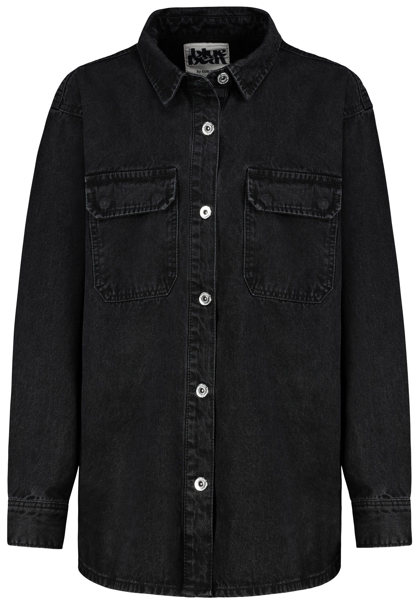 Langarmbluse DOB Bluse, langarm, Umlegekragen, o 24000
