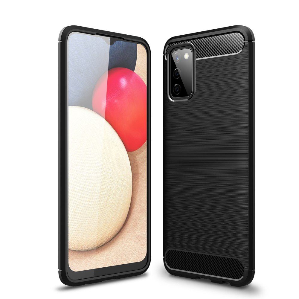 CoverKingz Handyhülle »Hülle für Samsung Galaxy A02s Handyhülle Silikon  Case Cover Hülle Carbonfarben« Samsung Galaxy A02s, Carbon Look Brushed  Design online kaufen | OTTO
