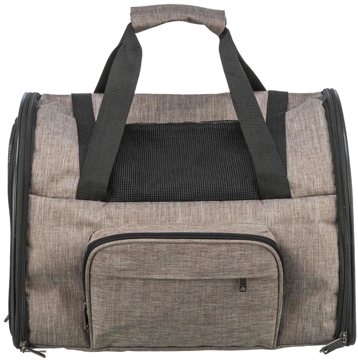 TRIXIE Tiertransporttasche Rucksack Shiva - braun/beige - 41 × 30 × 21 cm
