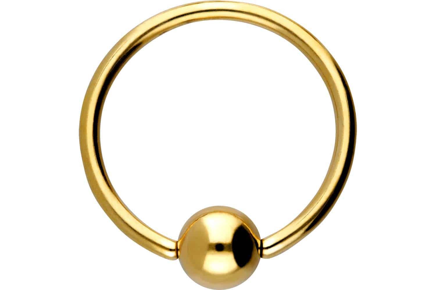 PIERCINGLINE Piercing-Set Chirurgenstahl Klemmkugelring (Klemm-Ringe / günstig online kaufen