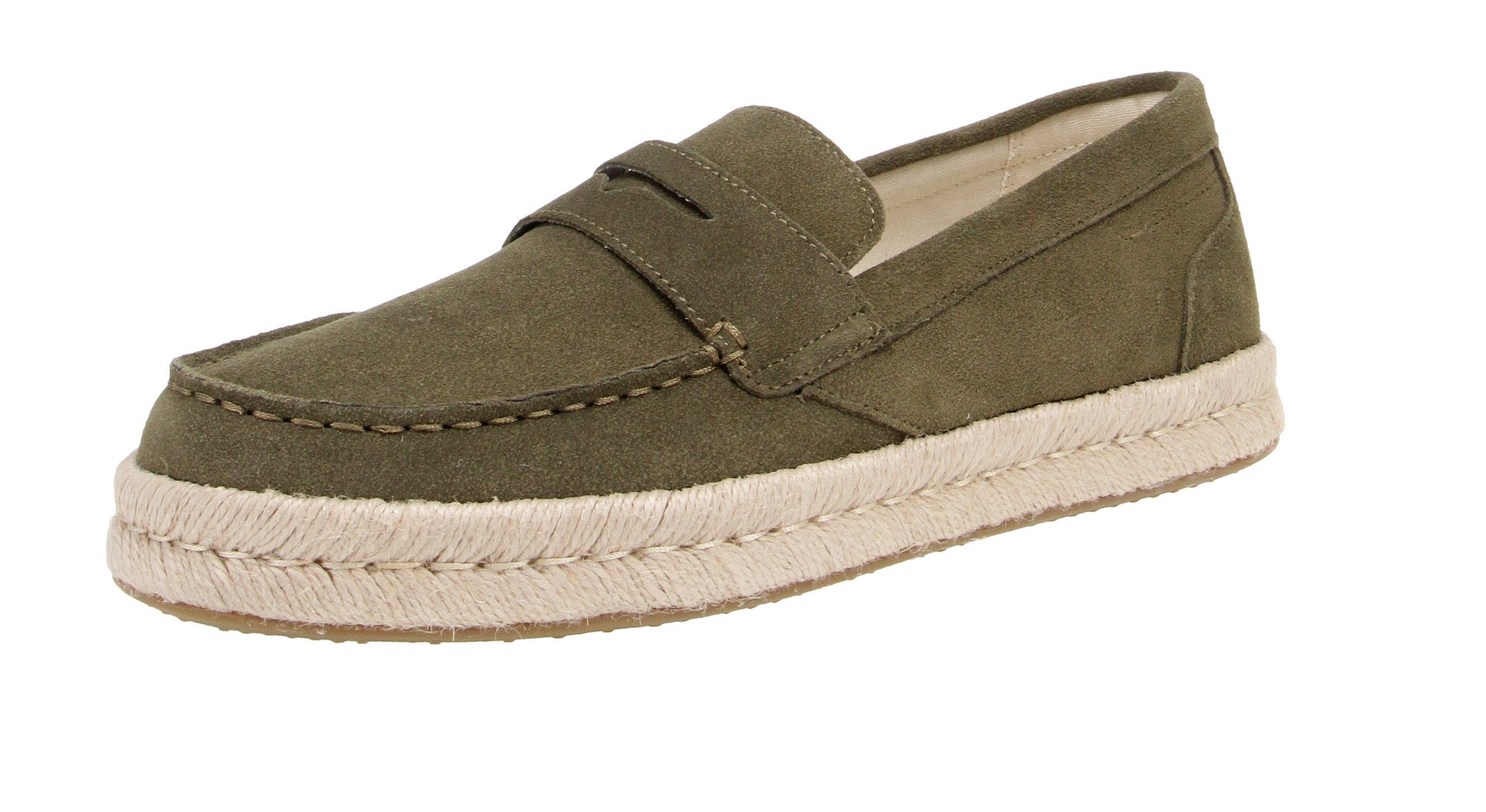 TOMS Toms 10019911 Stanford Rope 2.0 - Herren Schuhe Freizeitschuhe - Olive Кросівки