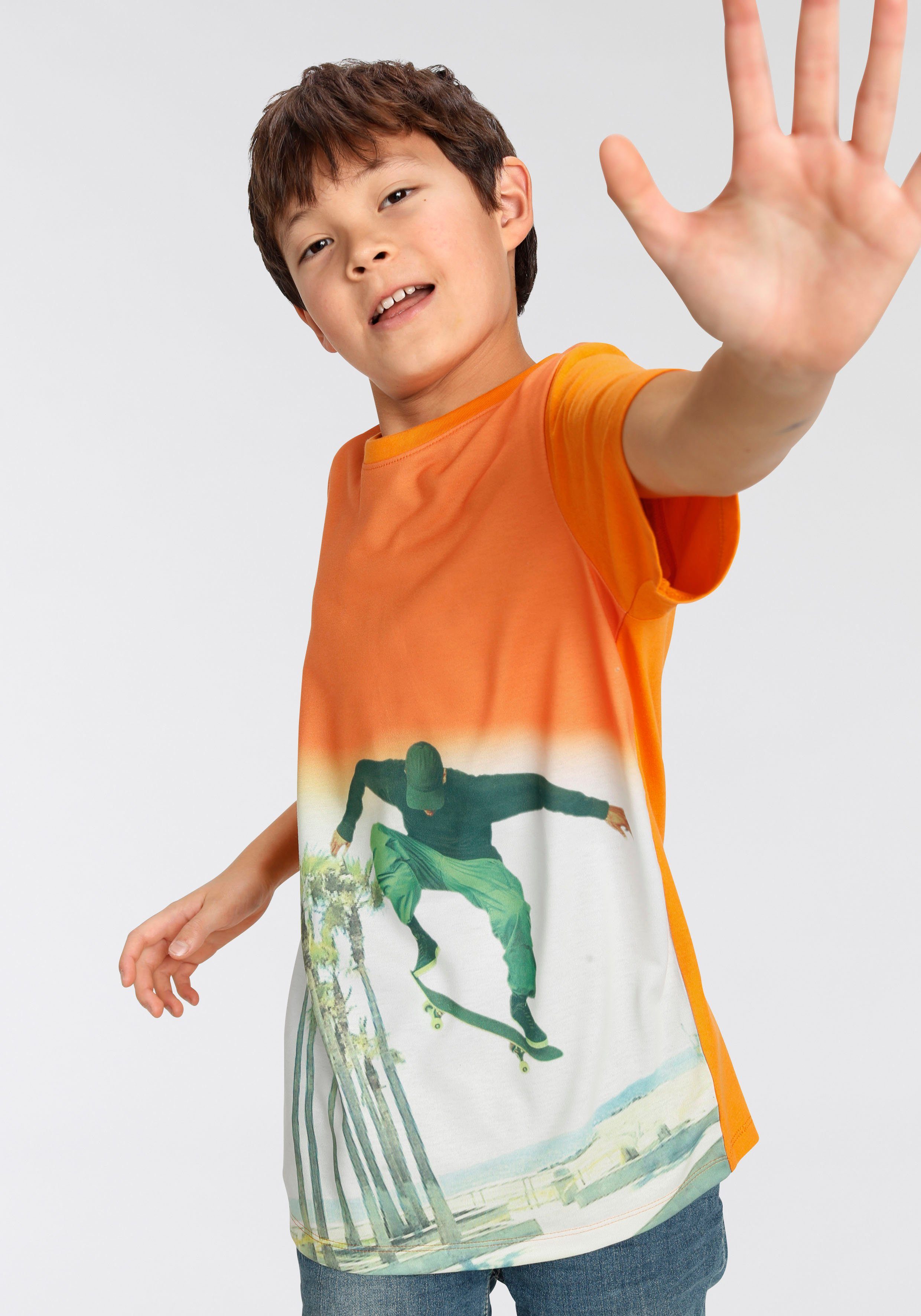 KIDSWORLD SKATER T-Shirt Fotodruck